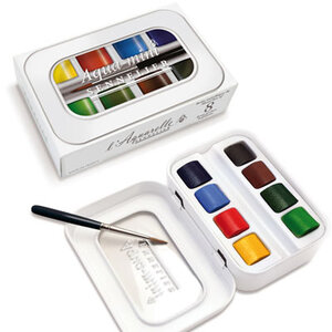 Water Color Pallet Adult, 100 Travel Watercolor Set, Watercolor Paint –  WoodArtSupply