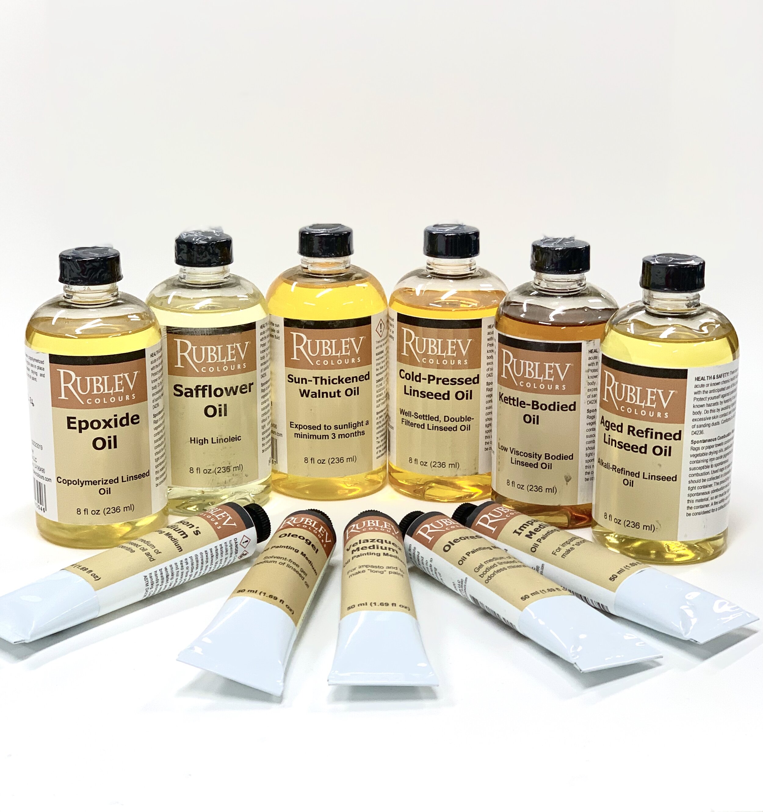 Sun-Bleached Linseed Oil 8oz — Soho Art Materials