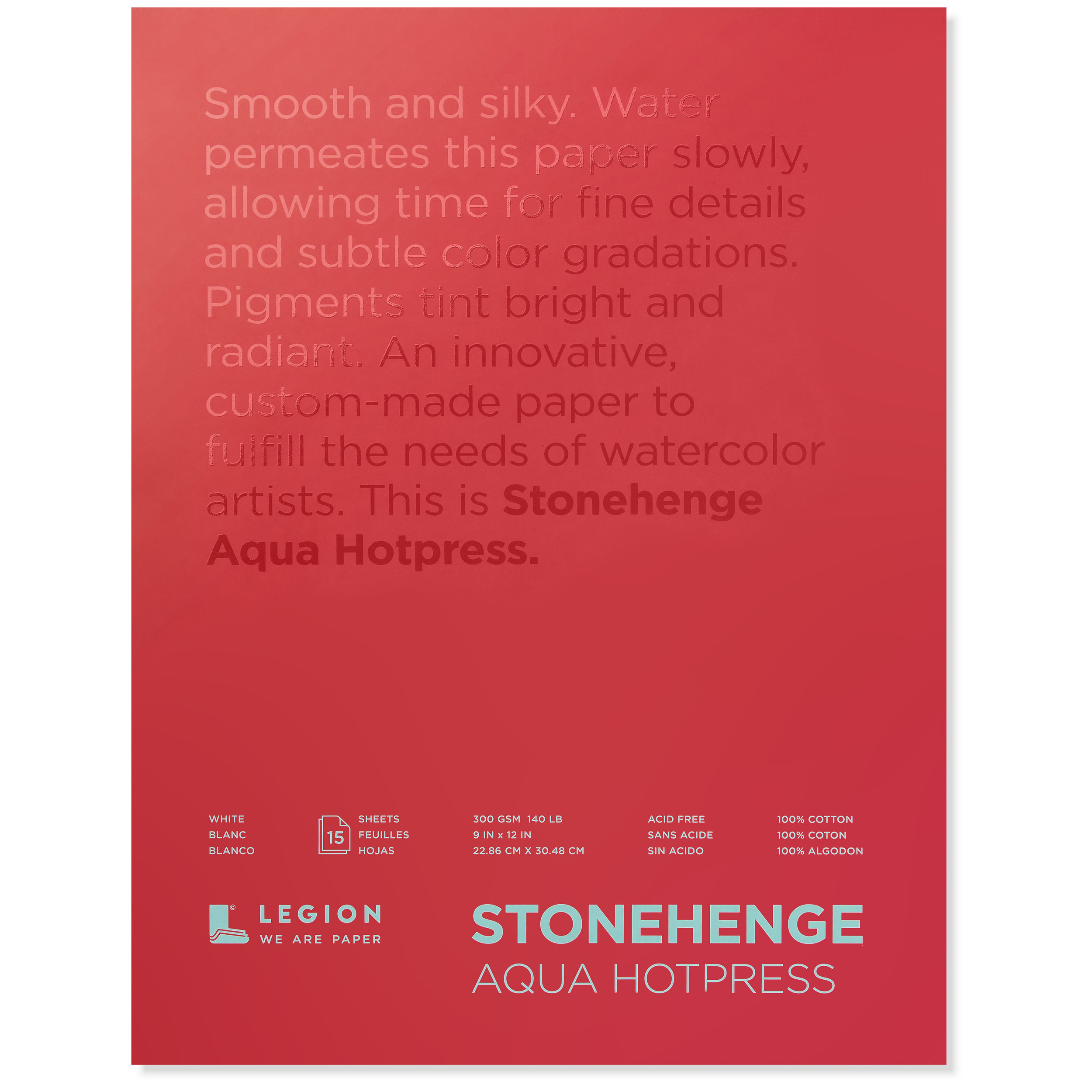 Stonehenge Aqua Block Hot Press