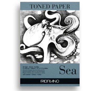 Fabriano Toned Paper, Sea