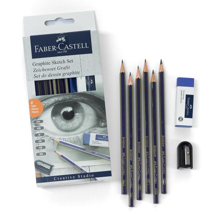 Sketching Pencil Set (32 piece with case) – Starry Nite Studios