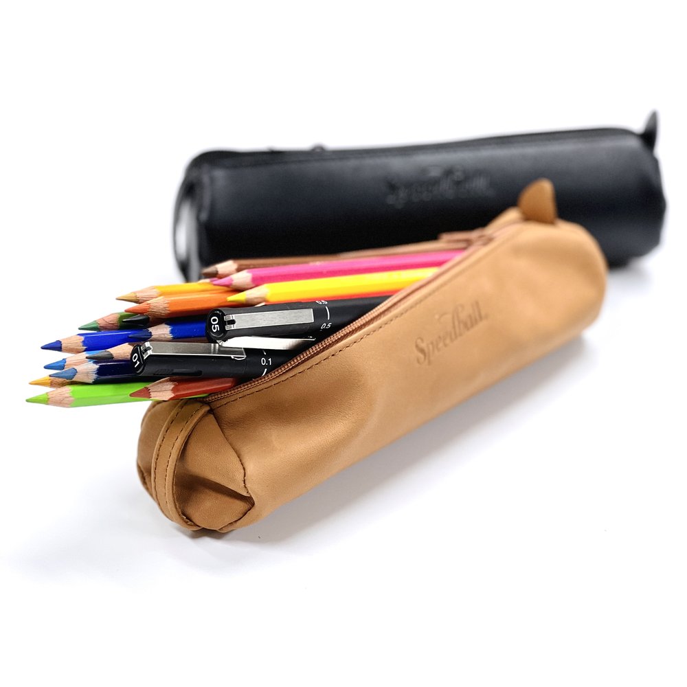 Leather Cylinder Accessory Holder — Soho Art Materials