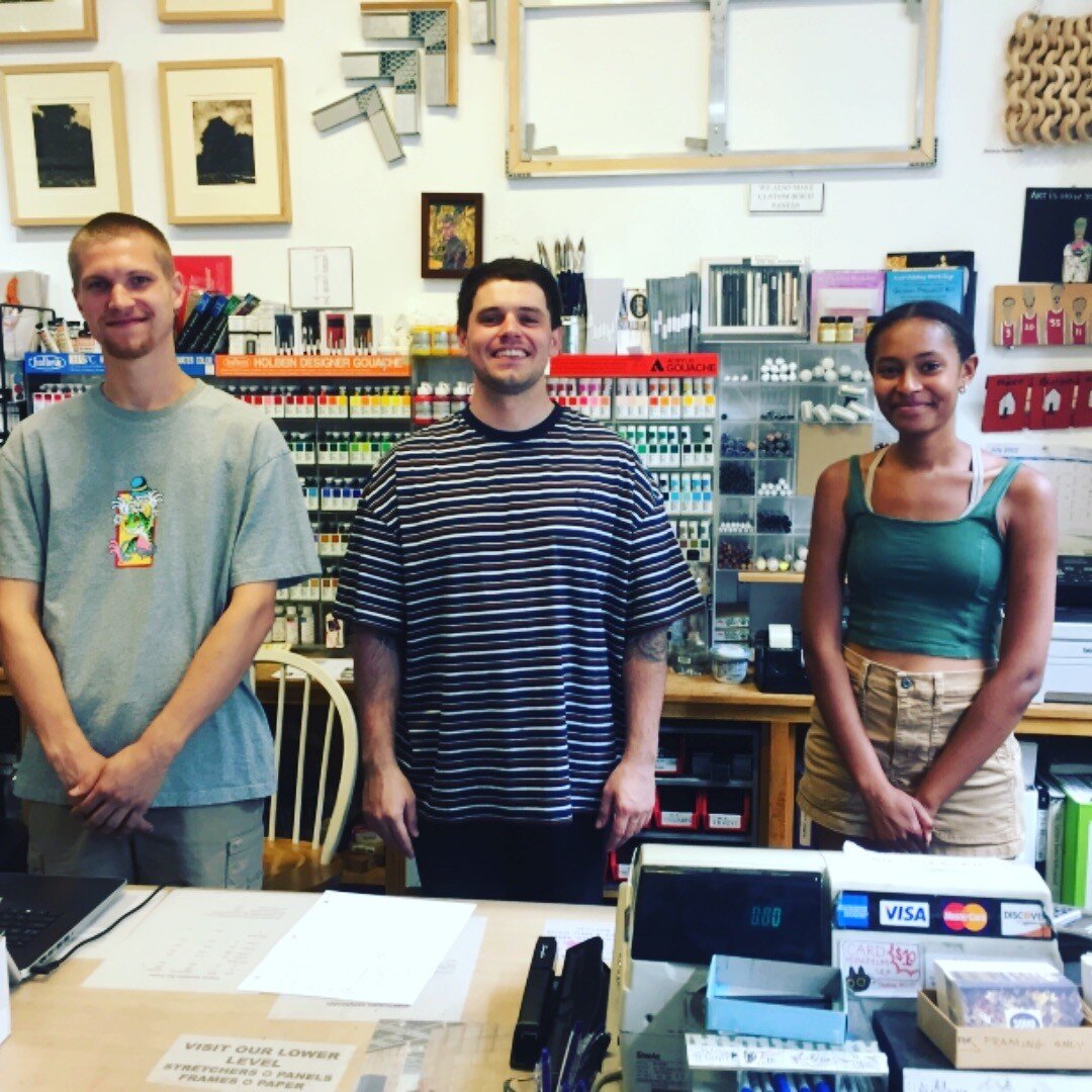 Some new faces at SoHo Art Materials. We await to assist you!