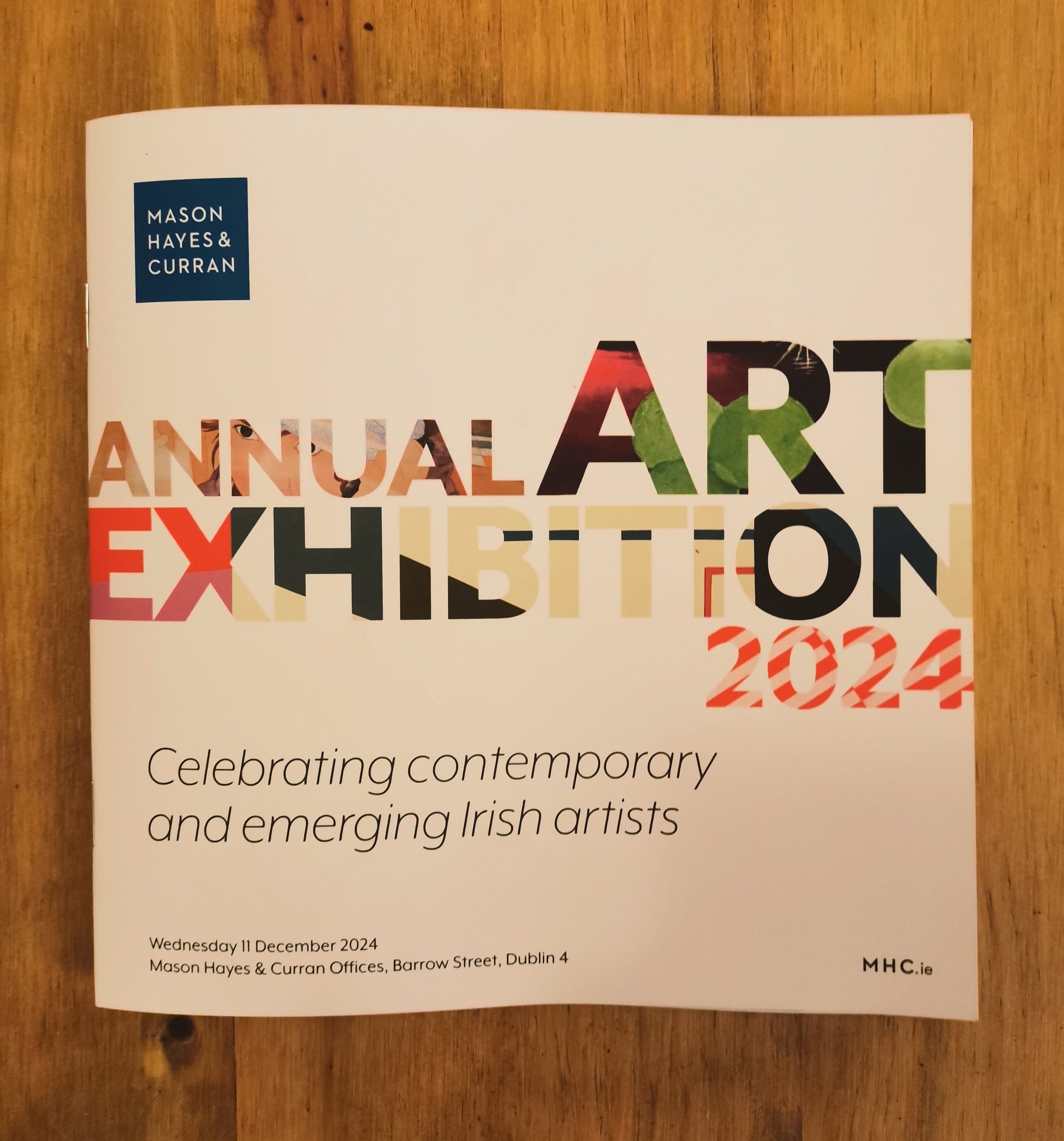 Annual Art Exhibition, Mason Hayes & Curran, Catalogue Cover Feature, 2024