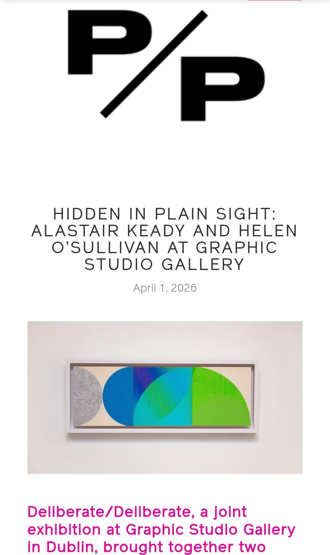 People of Print Article, April 2026