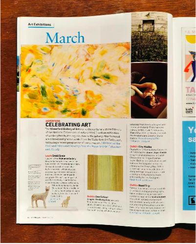 'Monochromatic', Graphic Studio Gallery, Irish Arts Review, March Issue 2024.