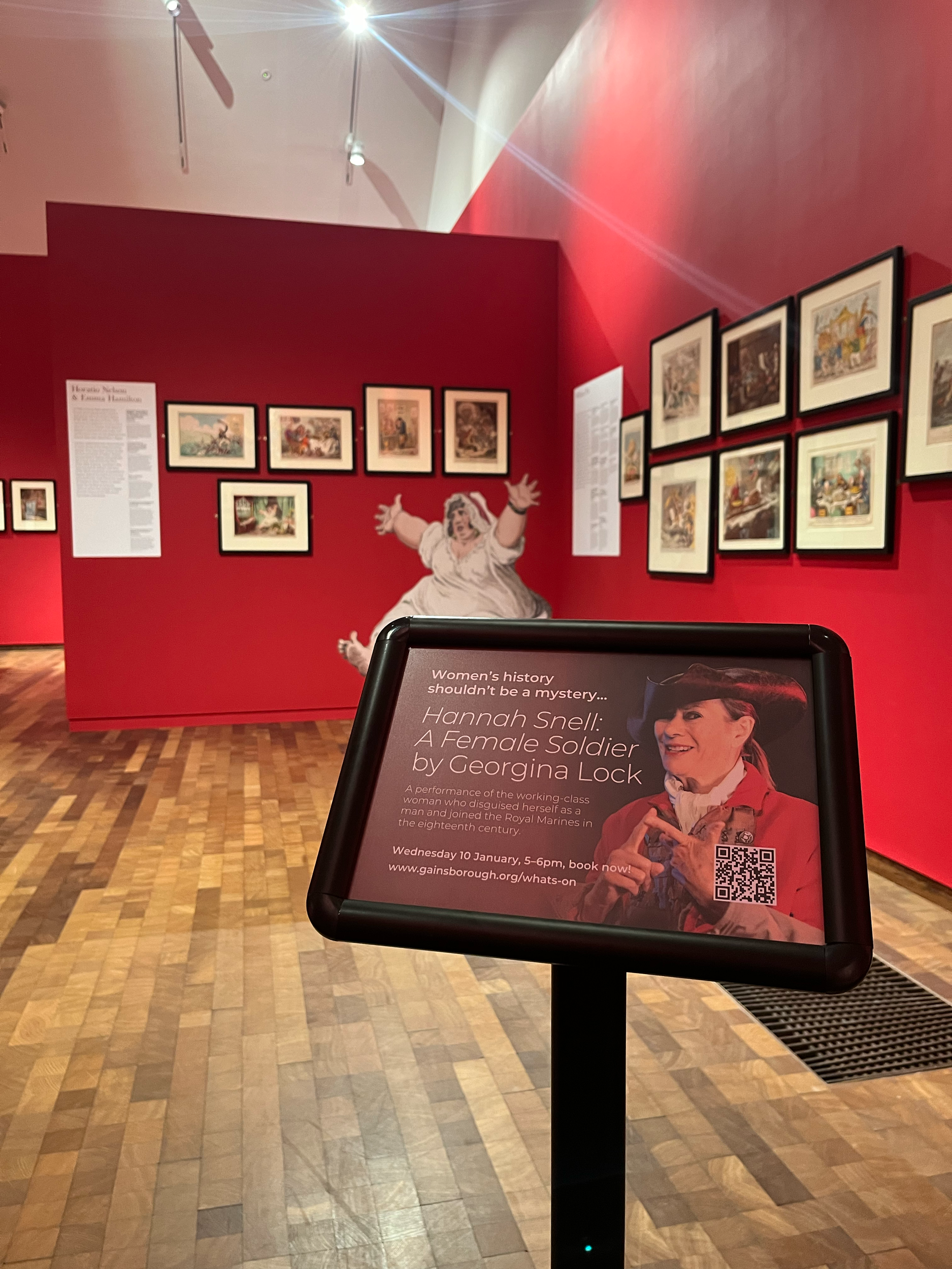 James Gillray exhibition at Gainsborough's House (2023)