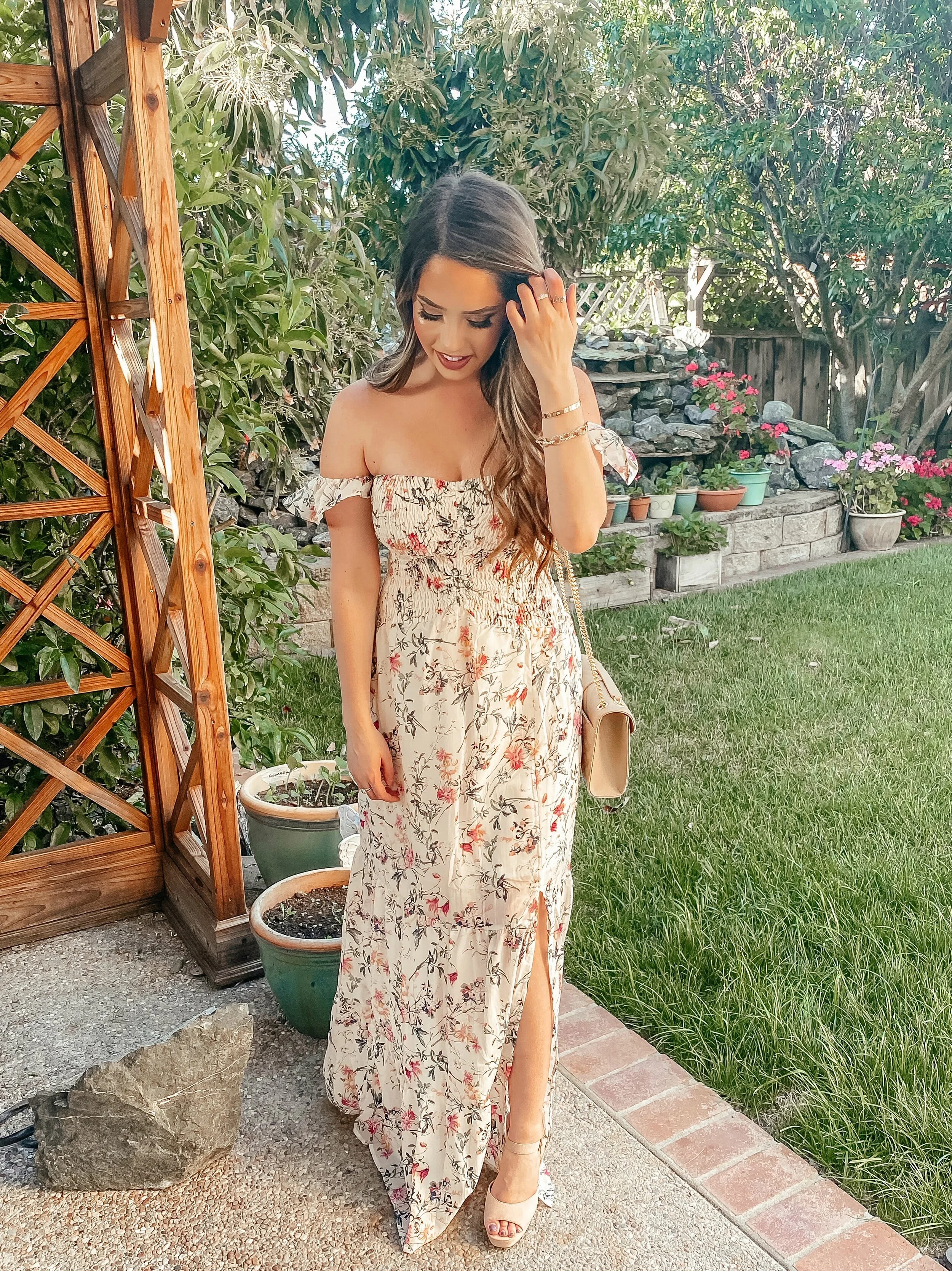 The Perfect Flirty Floral Maxi Dress