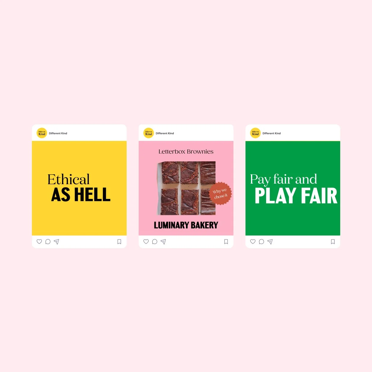 DIFFERENT KIND — Designing an ecommerce platform
for a rebellious ethical company