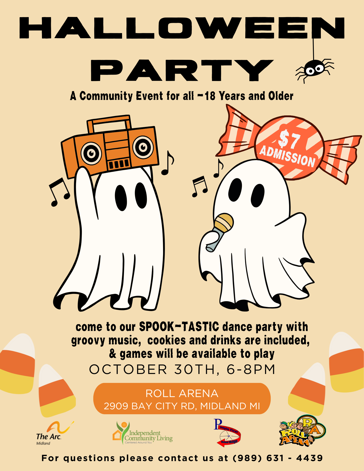 Halloween Dance Party — The Arc of Midland