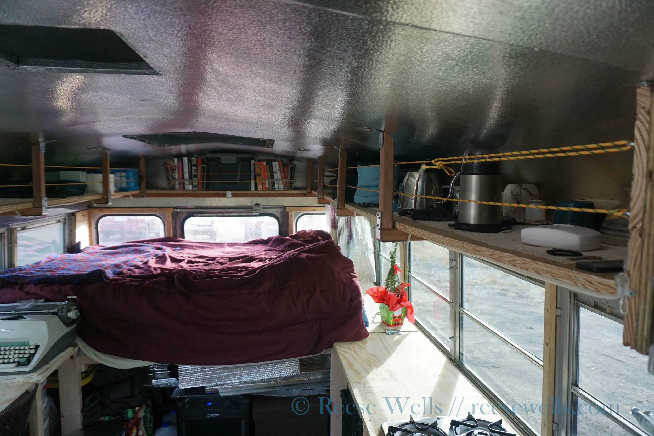 Building out the bed frame with plenty of storage underneath.