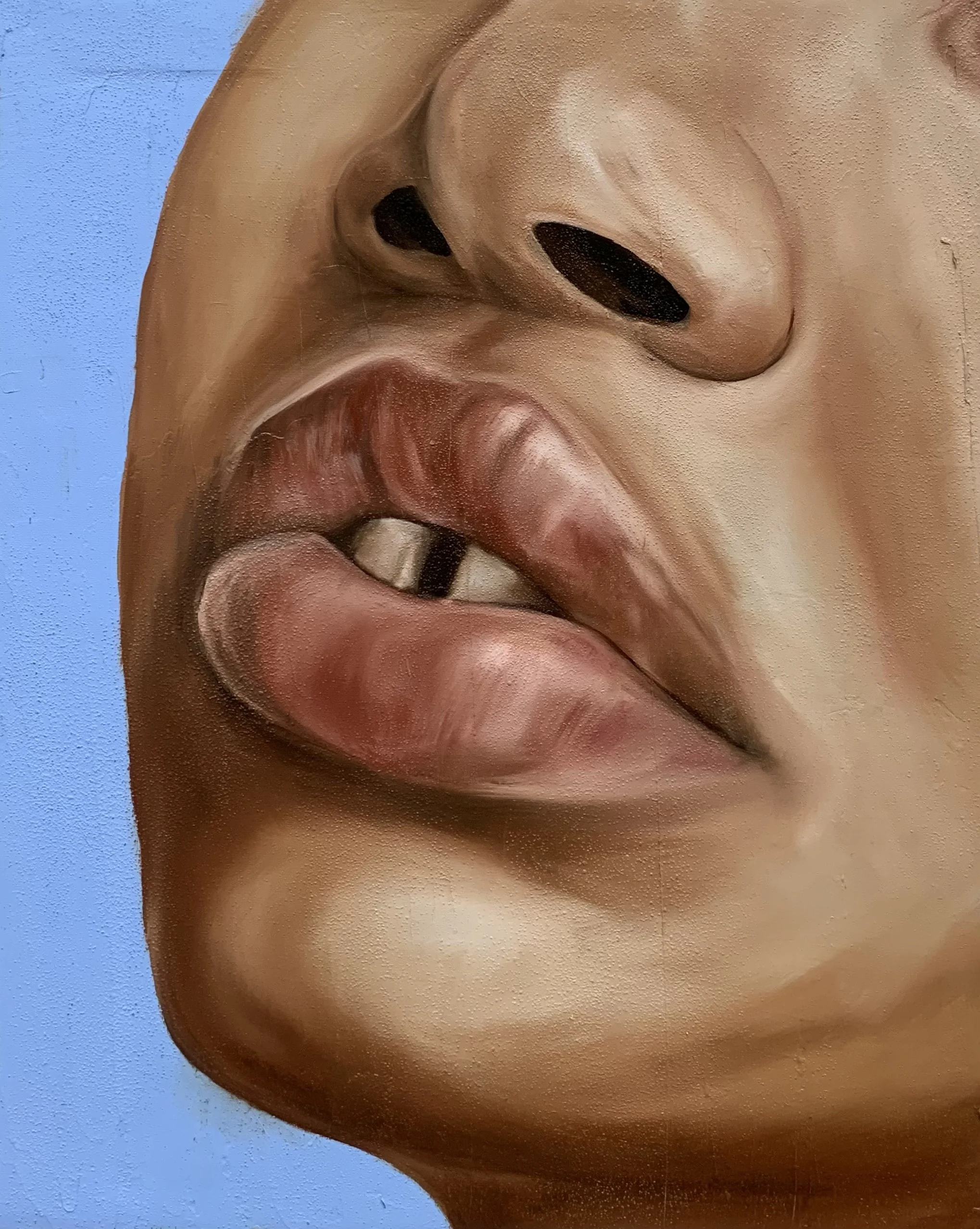 Lachesis, 16 x 20 inches, oil and cold wax on canvas