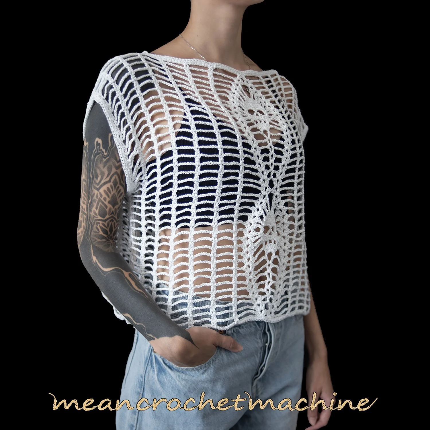 Less Is More SkullNet Sleeveless