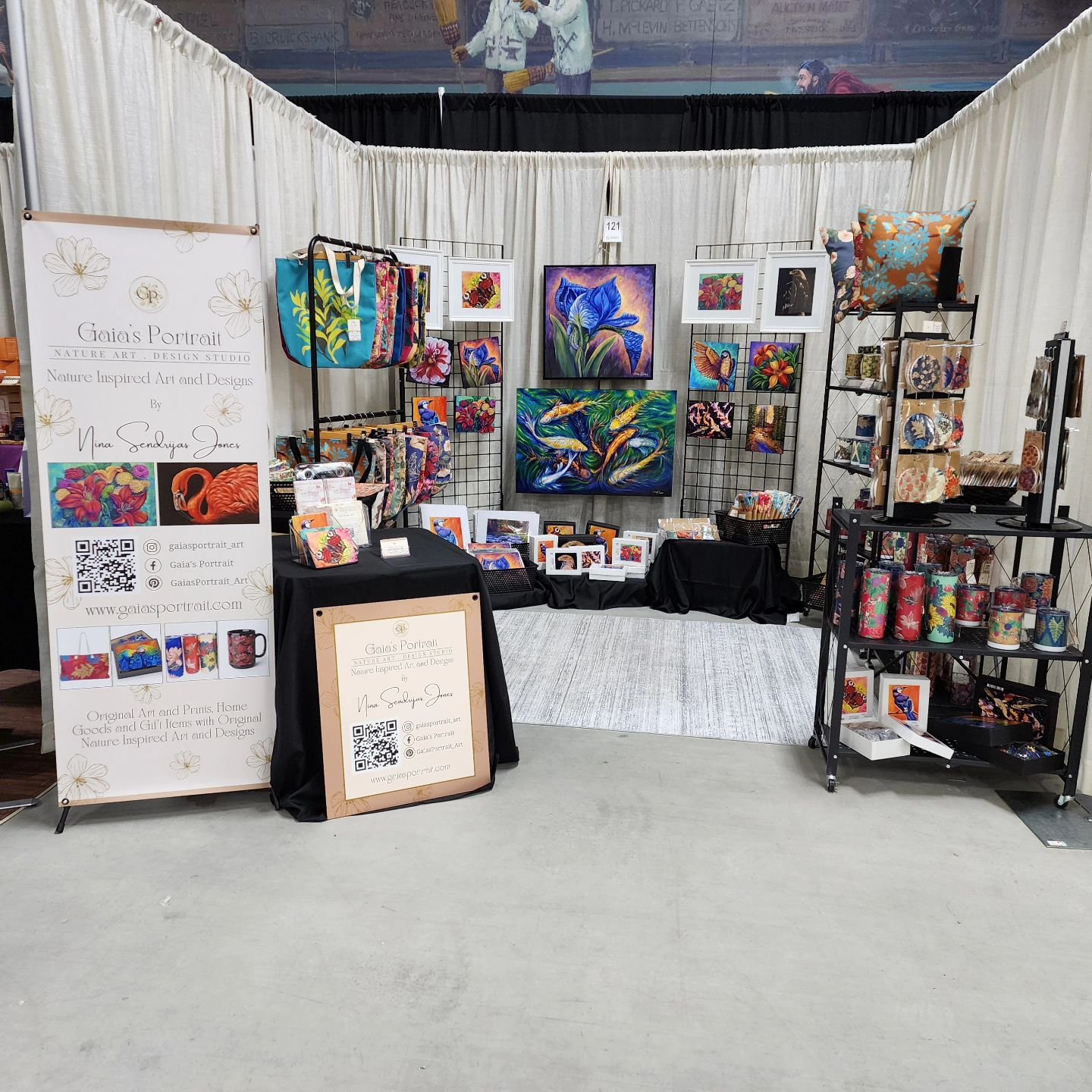 Day 1 at the Red Deer Women's Show. Find Gaia's Portrait, booth 121 here today and tomorrow at the Pidherney Center, Red Deer, AB.
