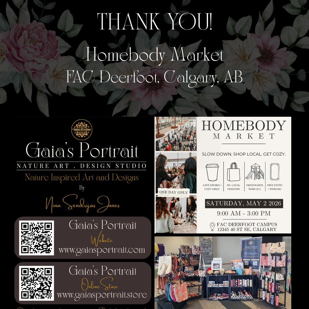 Another big "Thank you!" to Homebody Market, and Everyone who shopped with us last Saturday! It was lovely meeting everybody!❤

Homebody Market 
Date: May2nd, 2026 - Saturday
Time: 9am to 3pm
Venue: First Alliance Church, (FAC Deerfoot)
123