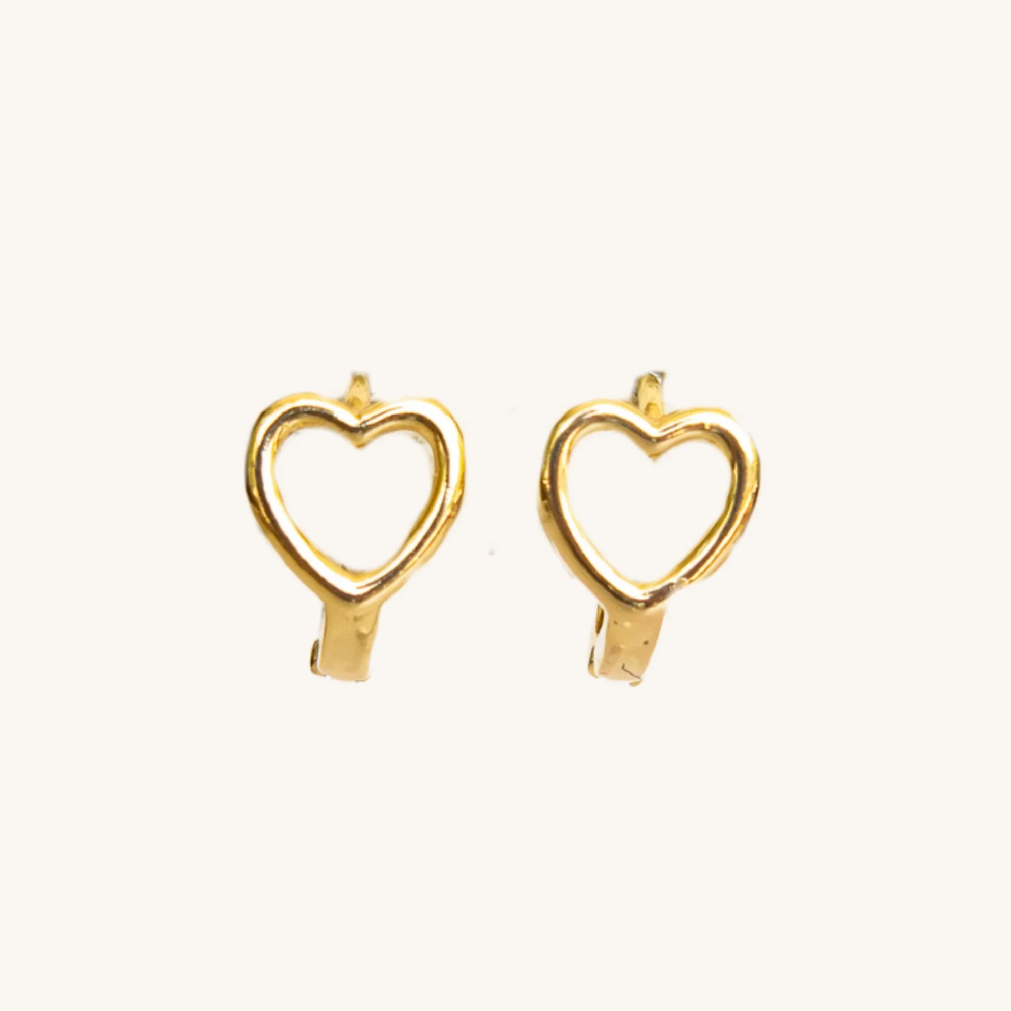 Silent Hallelujah Hoop Earrings