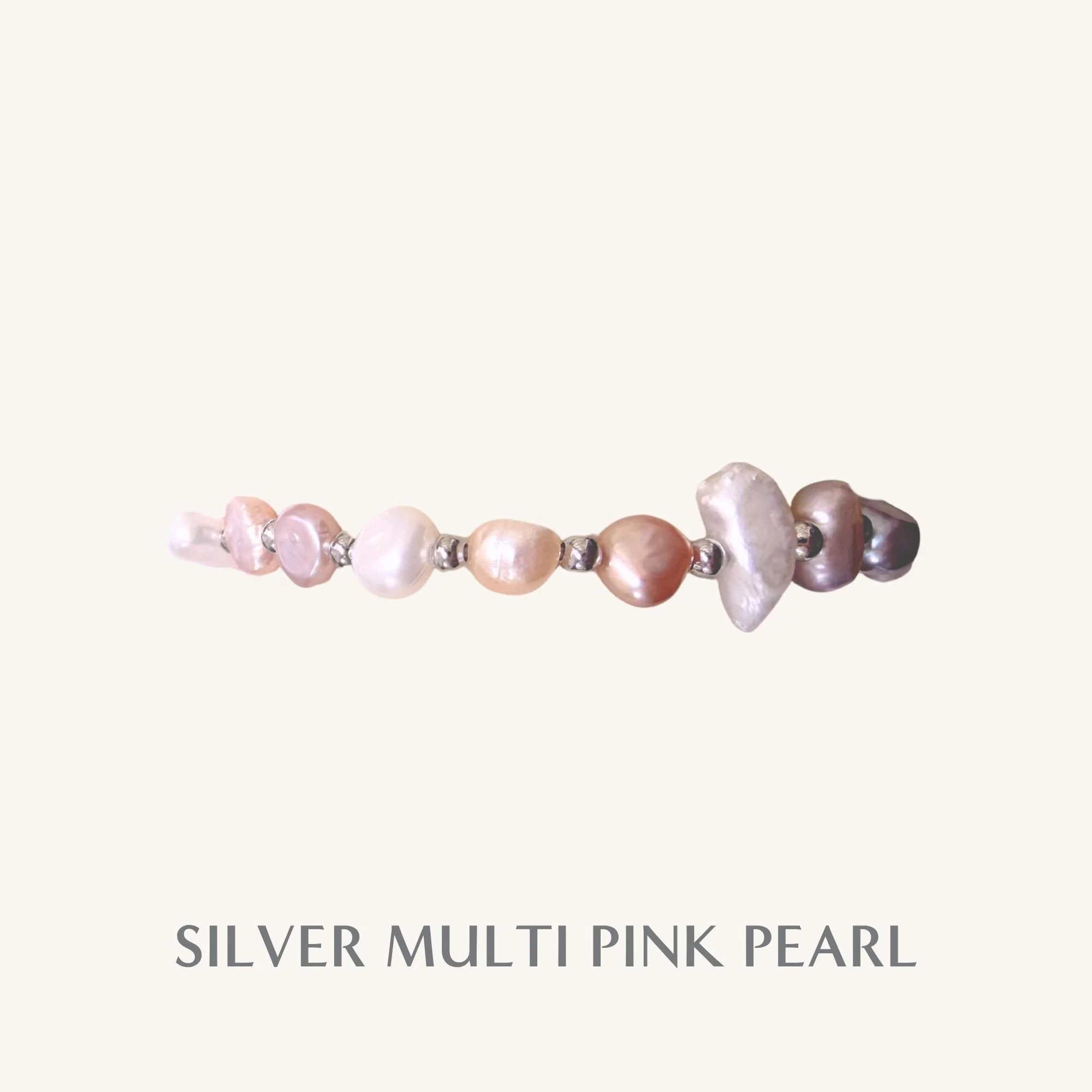 Silver Adjustable Grit Bracelet