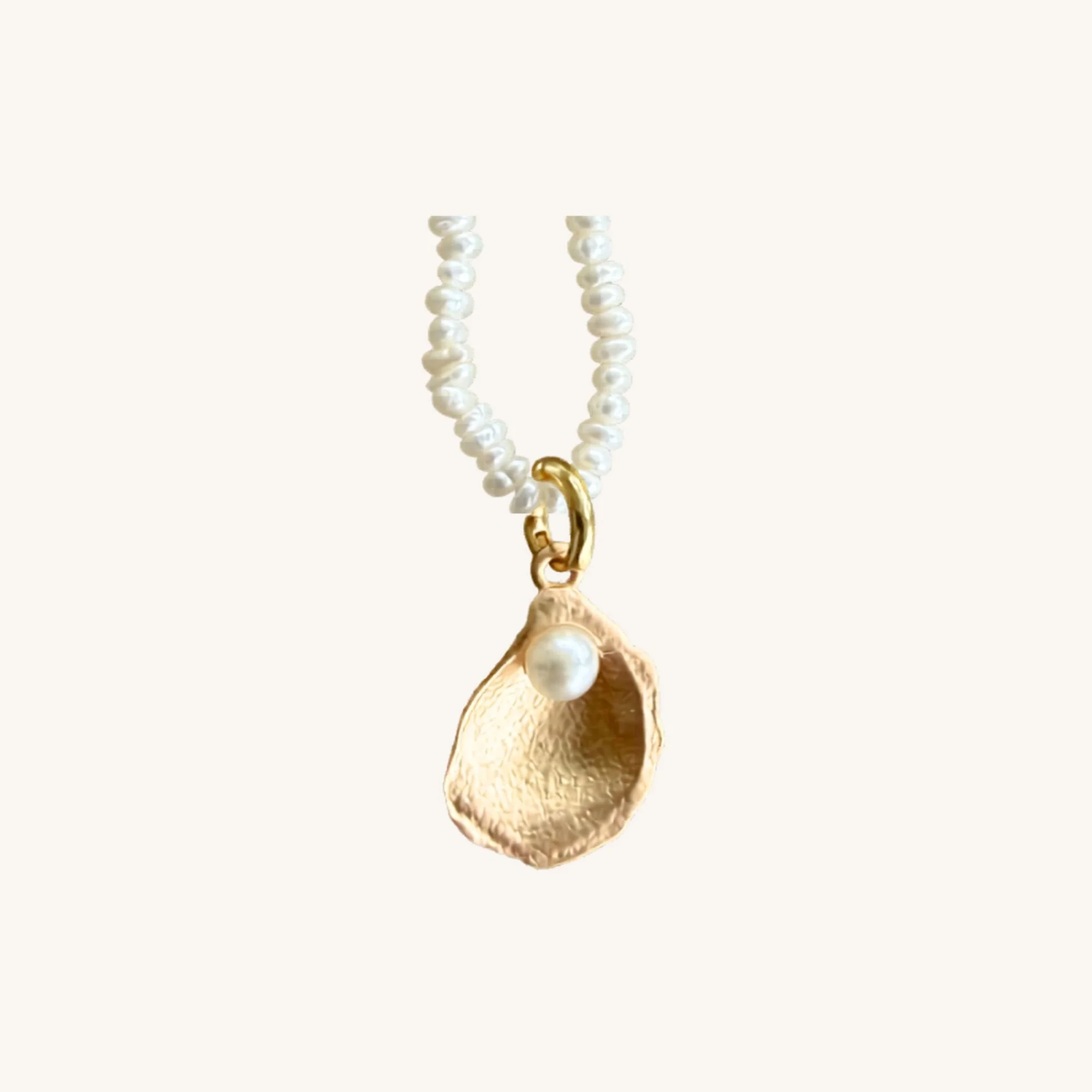 Golden Shore Pearl Necklace