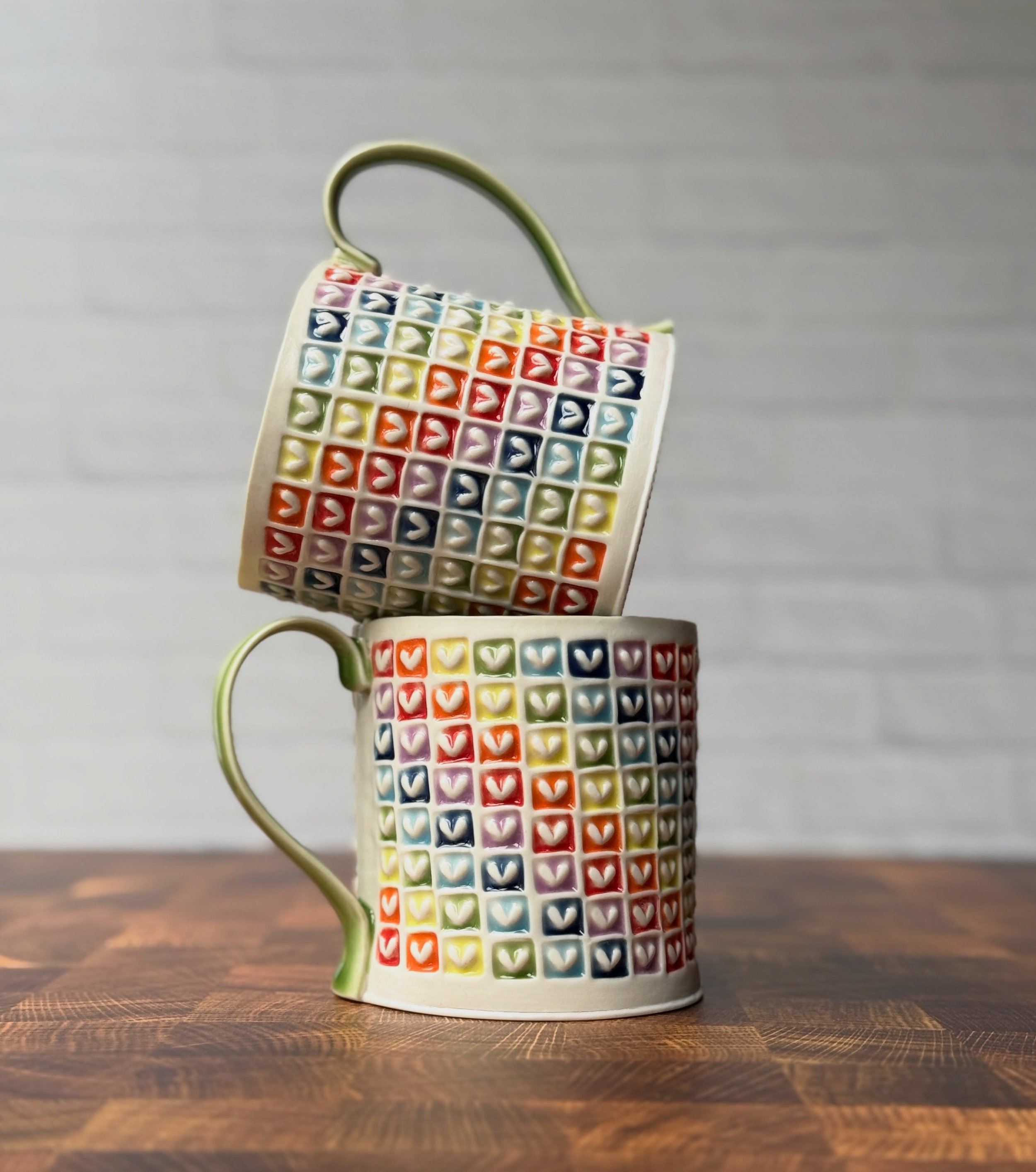 Even though there is a consistent simmering rage running through most days&mdash;I still have a thing for rainbows and hearts and designs that bring color and happiness to your everyday moments. There is one of these prism heart mugs still in the sho