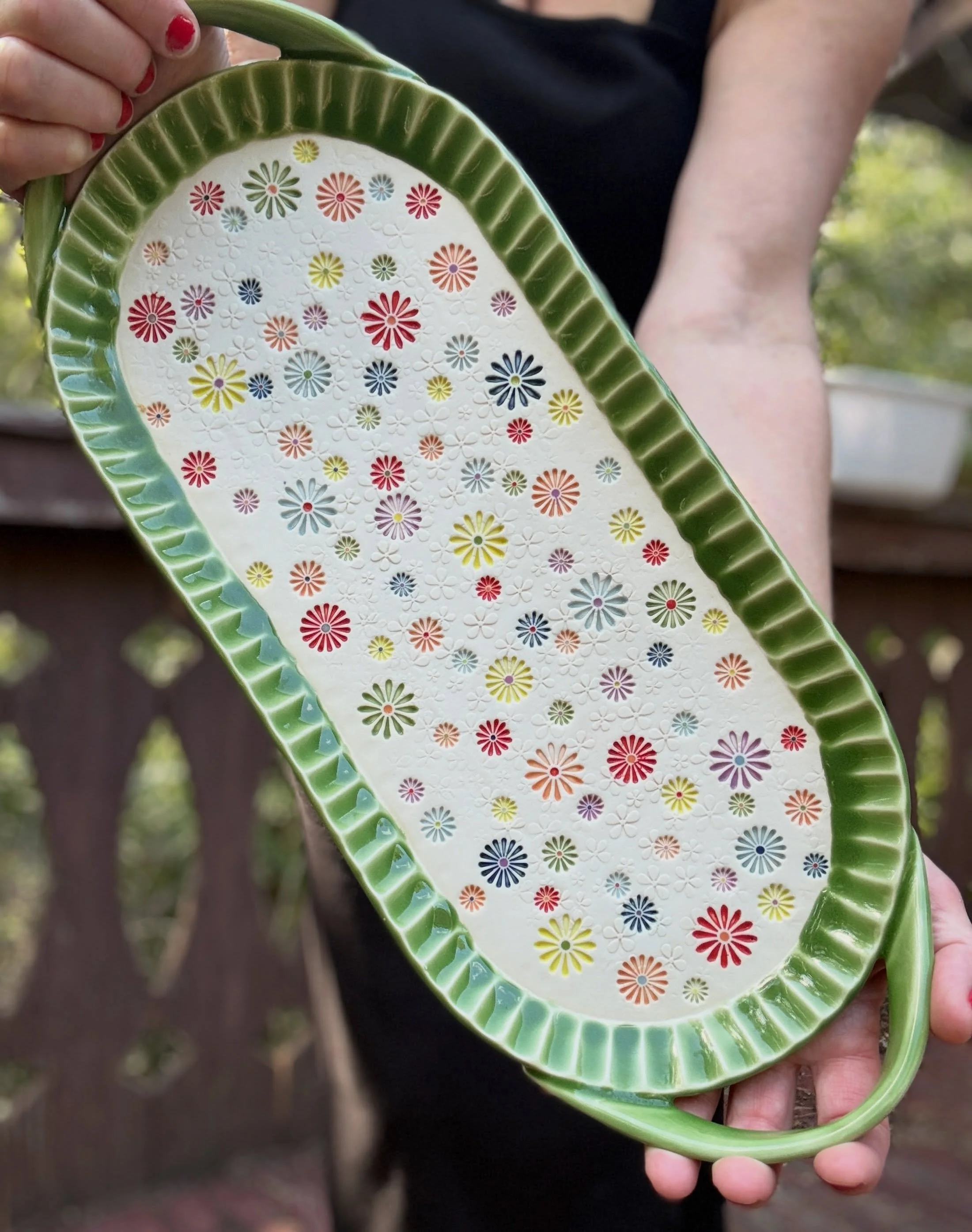 There is one tray left in the shop! 
As I mentioned yesterday, I&rsquo;ll be donating 10% of sales through the end of September to @wckitchen So you can get yourself some beautiful handmade ceramics while also supporting a good cause. Oh, and support