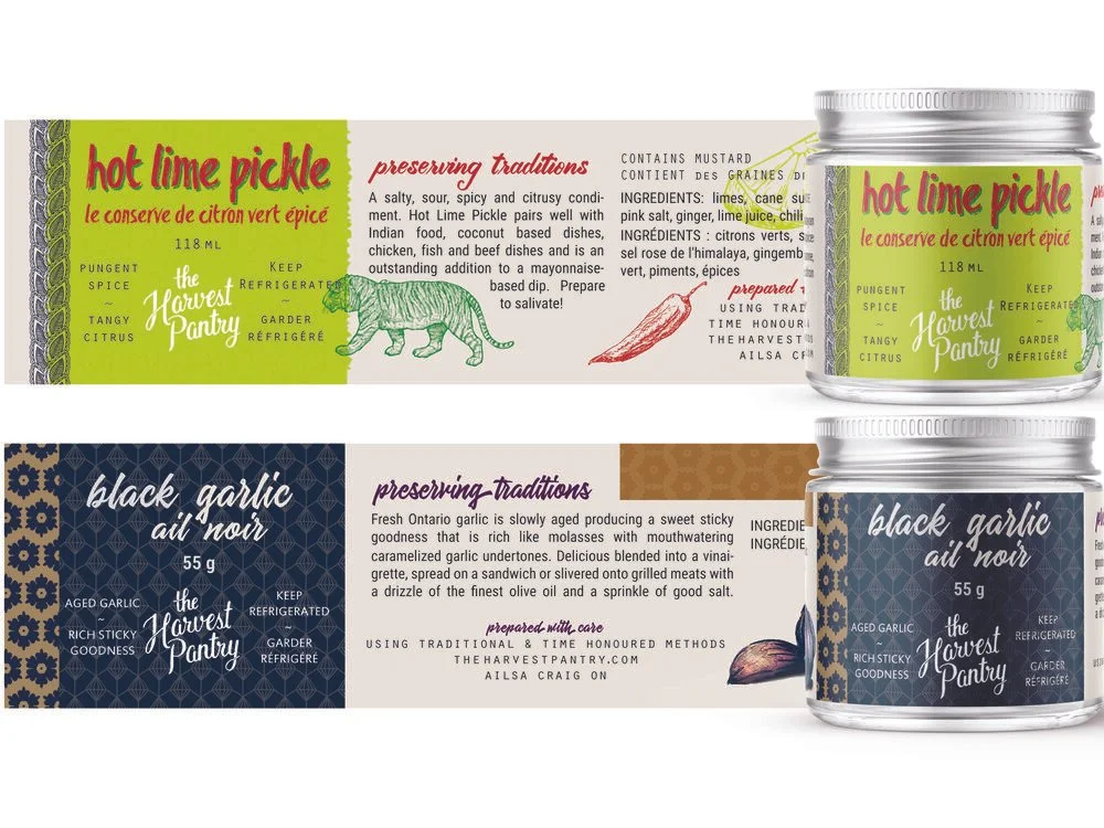 gourmet food packaging design by Eye Candy Design
