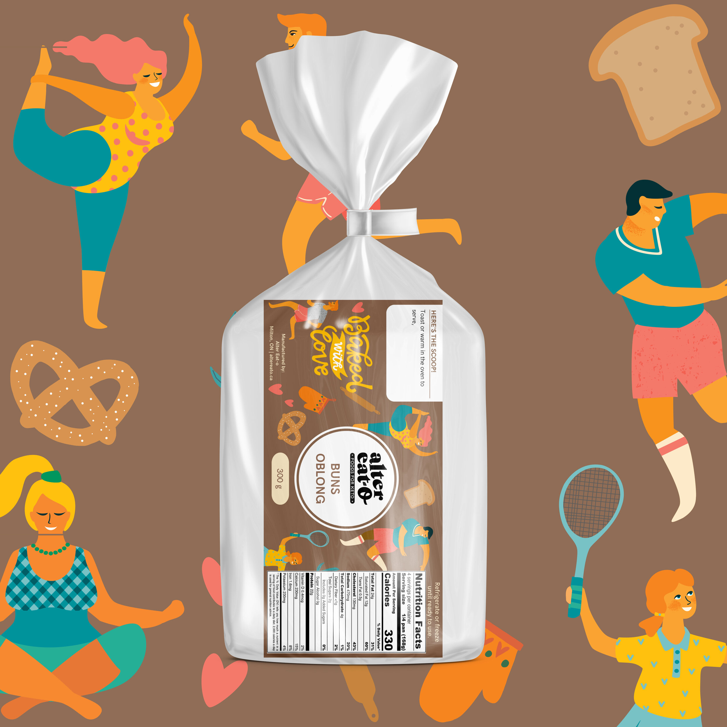Keto Food Packaging: Breads