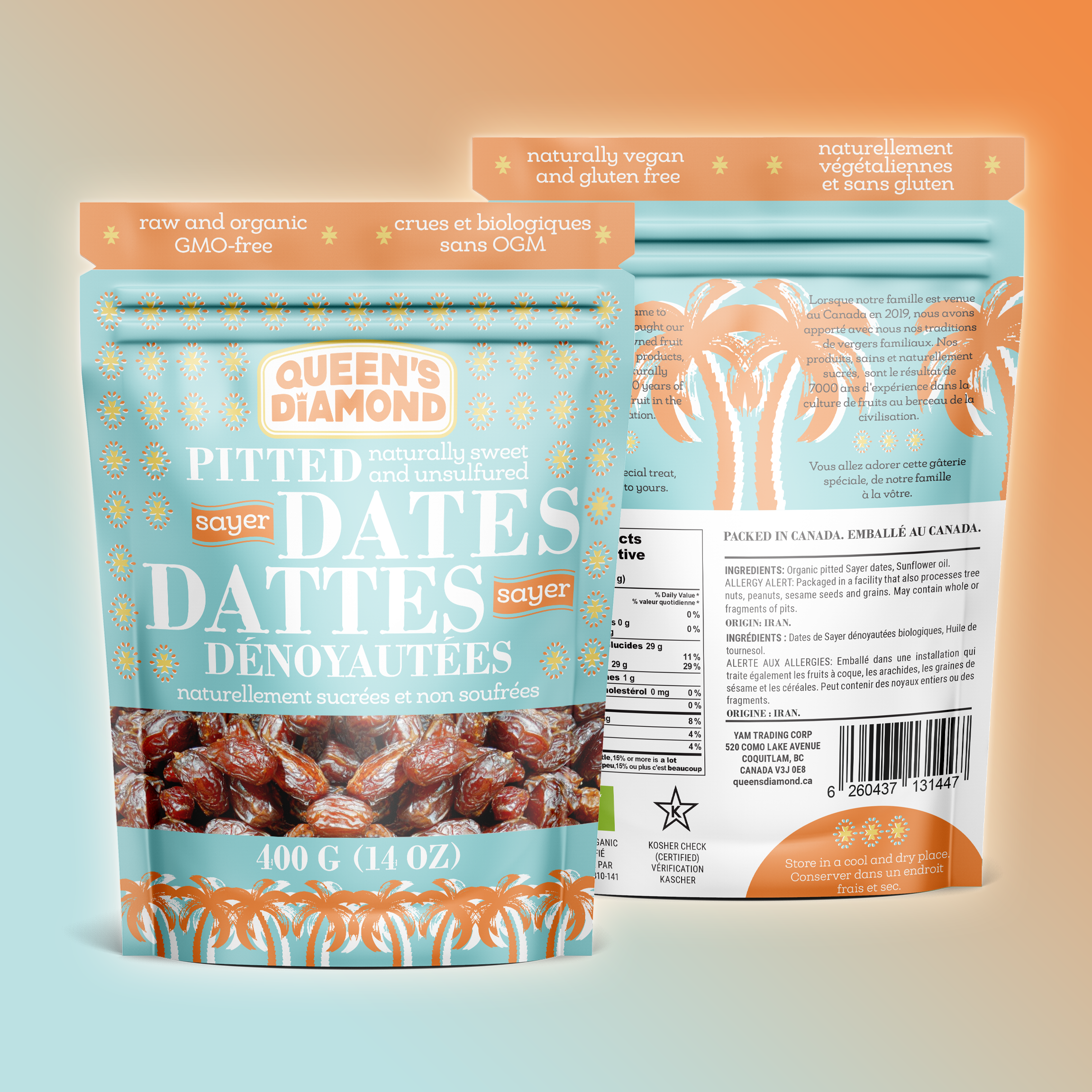 Dried Fruit Pouch Packaging Design