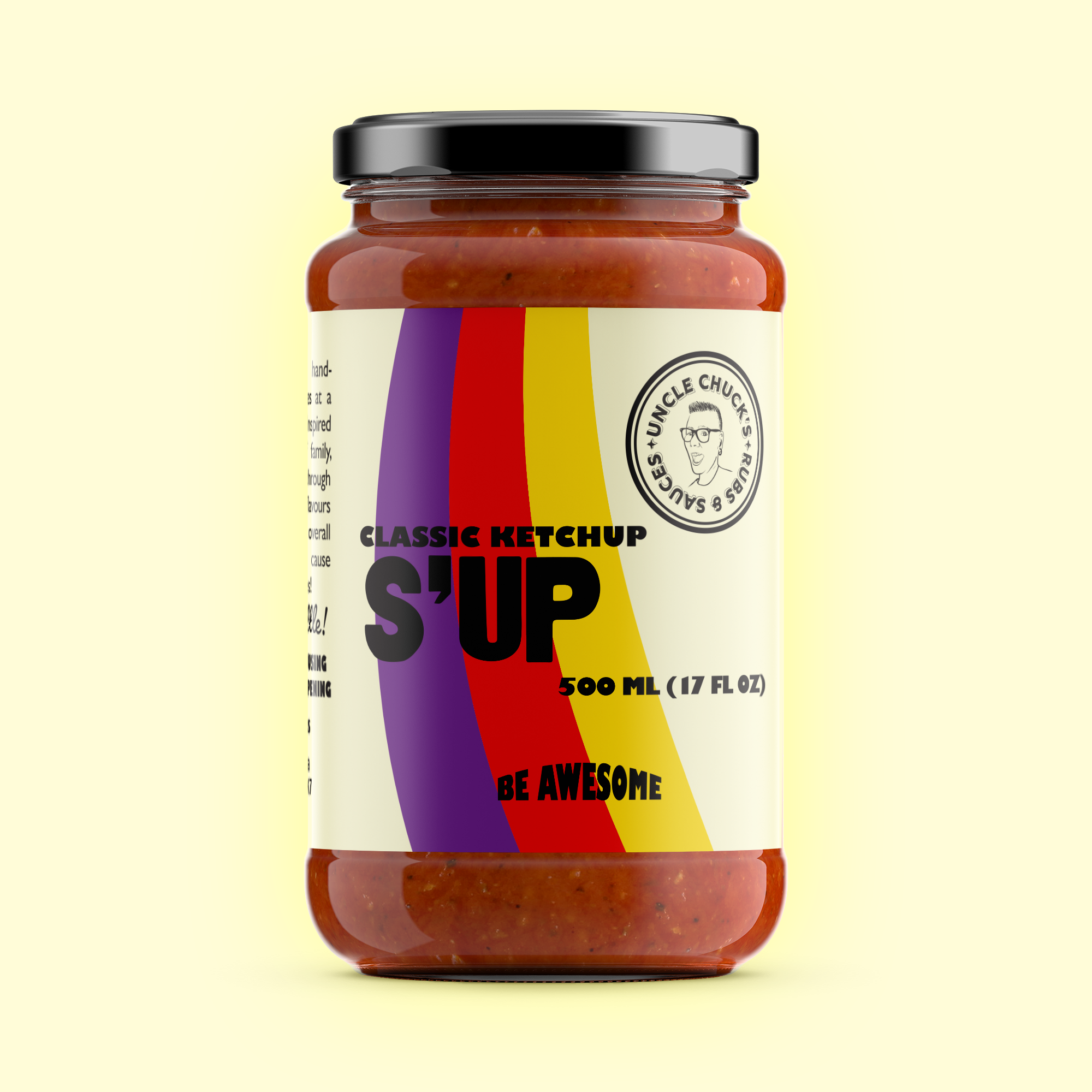 Ketchup Sauce Label Design