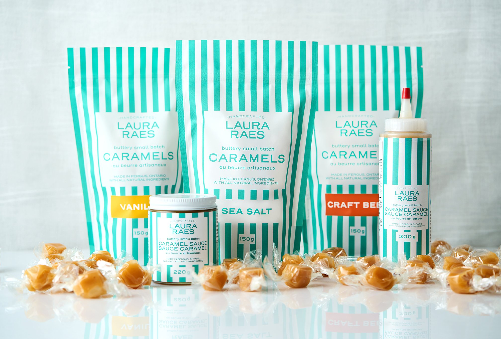 Caramel Pouch Packaging Design