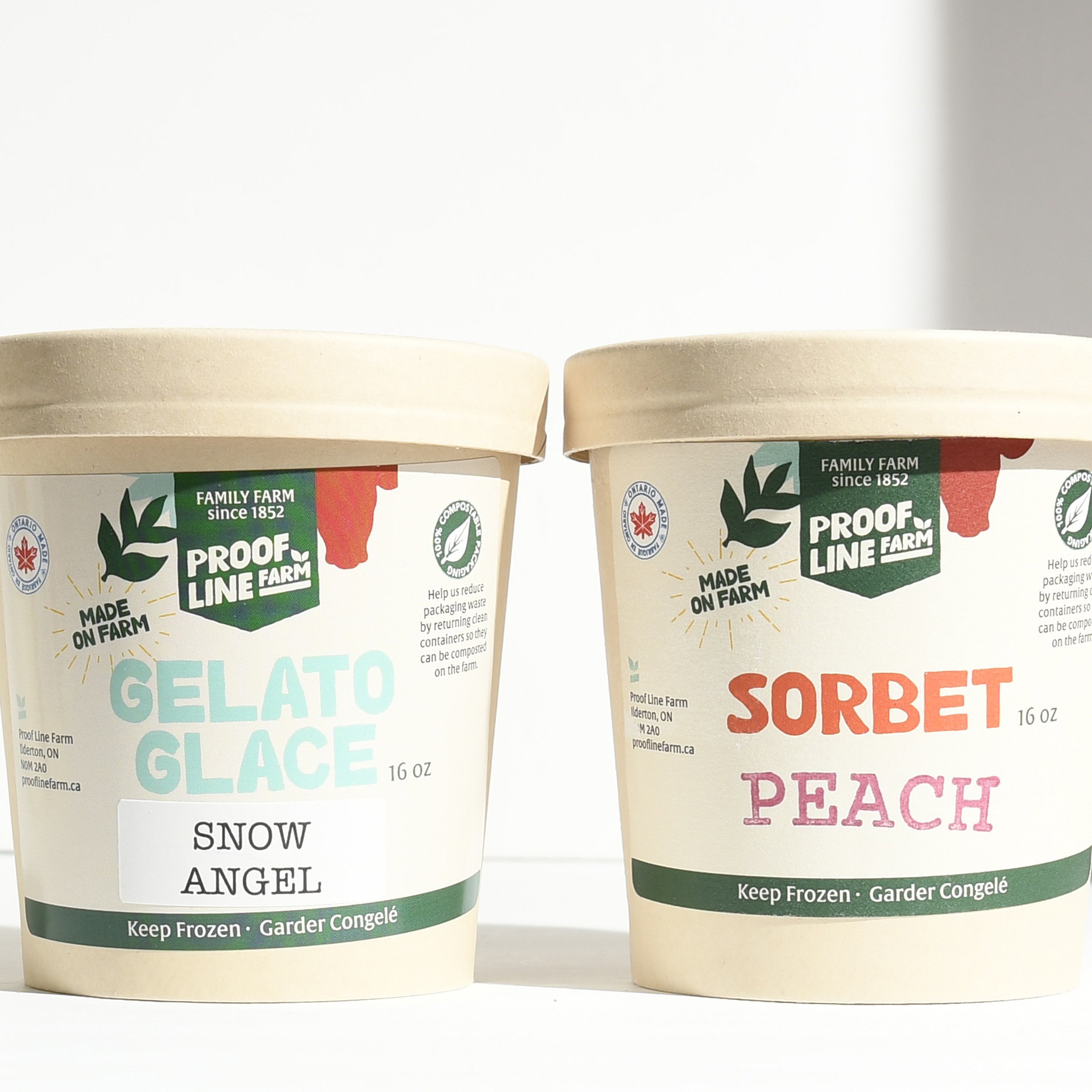 Gelato Label Design