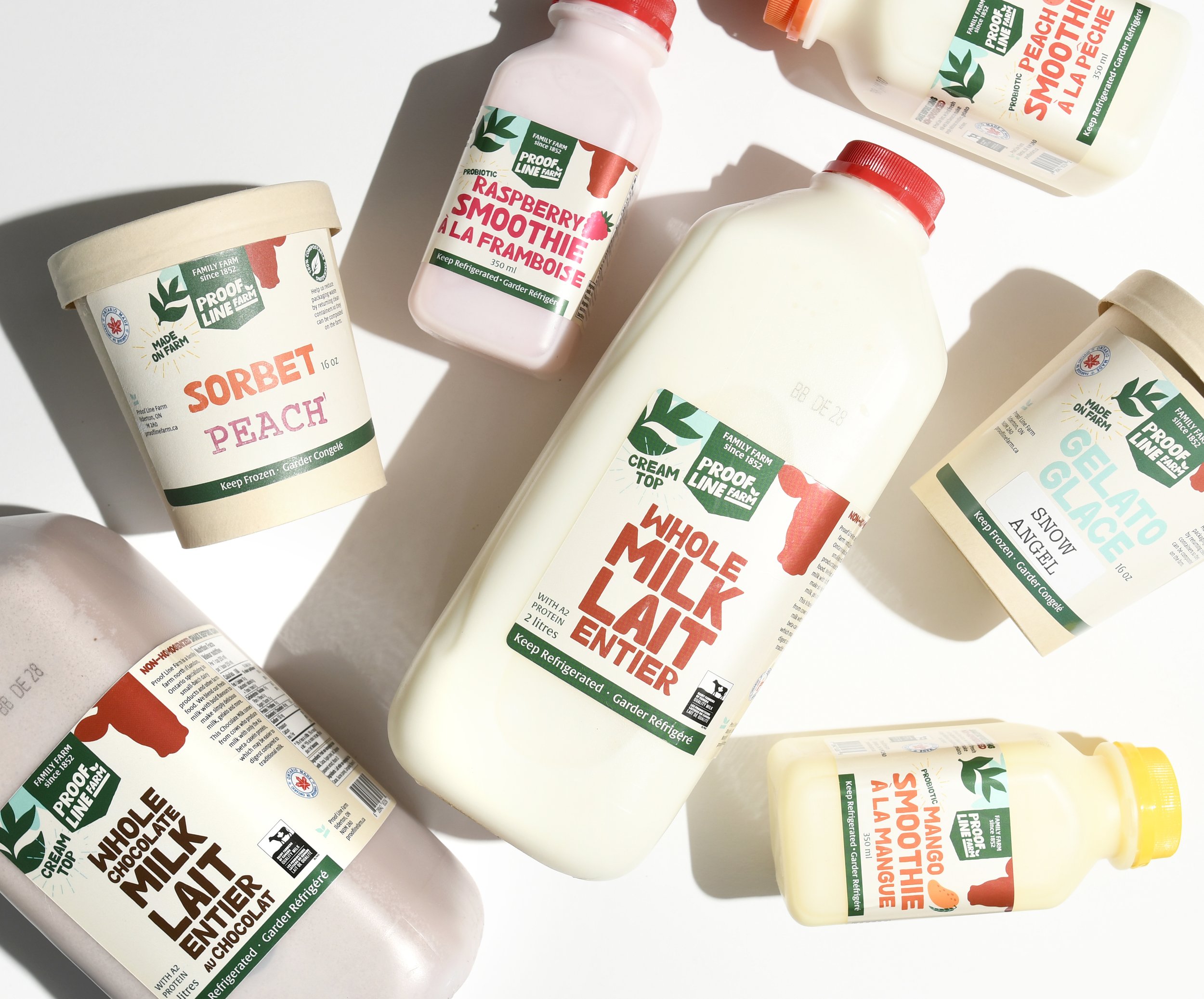 Dairy Series Label Design