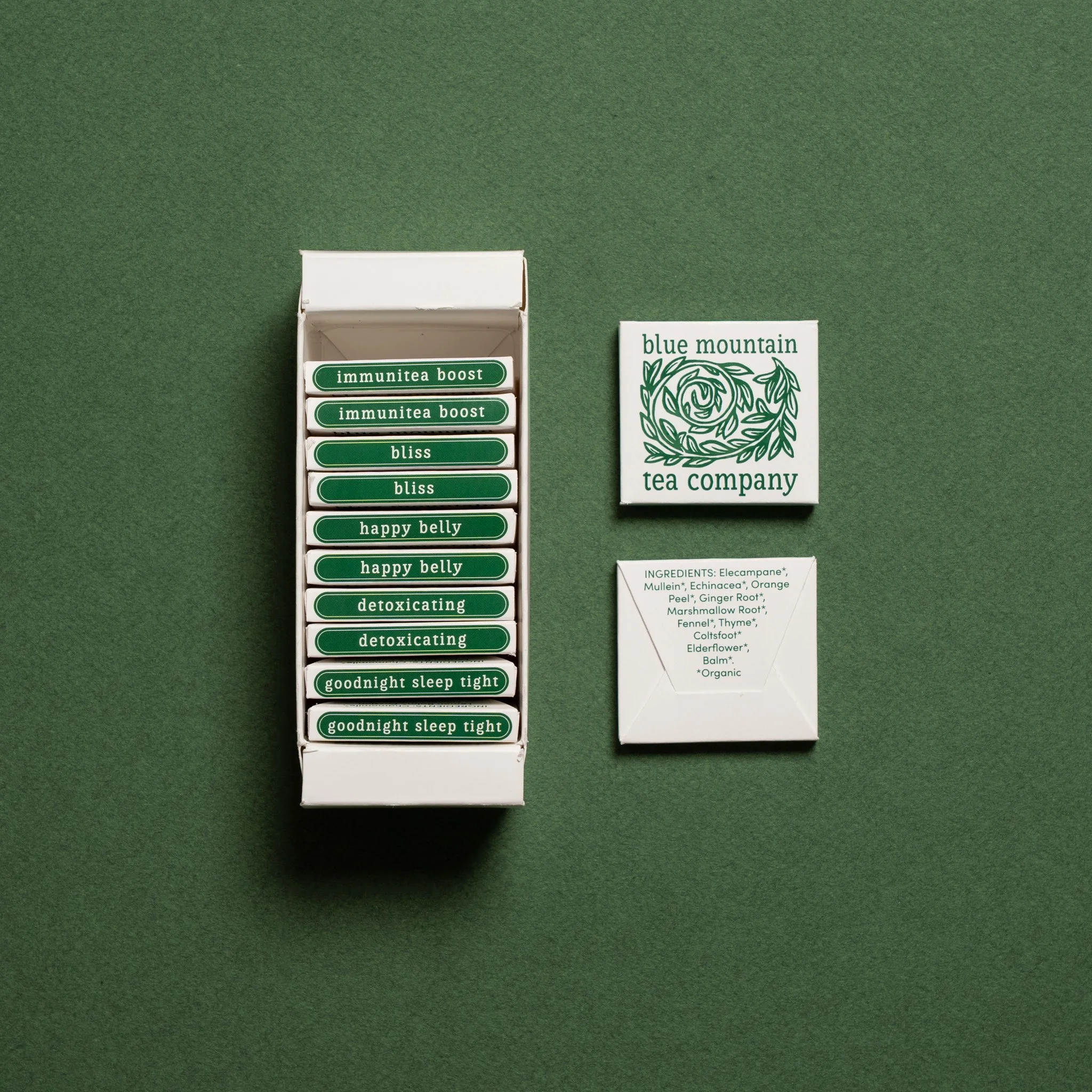 Tea Rebrand and Sampler Pack Packaging Design by Eye Candy Design