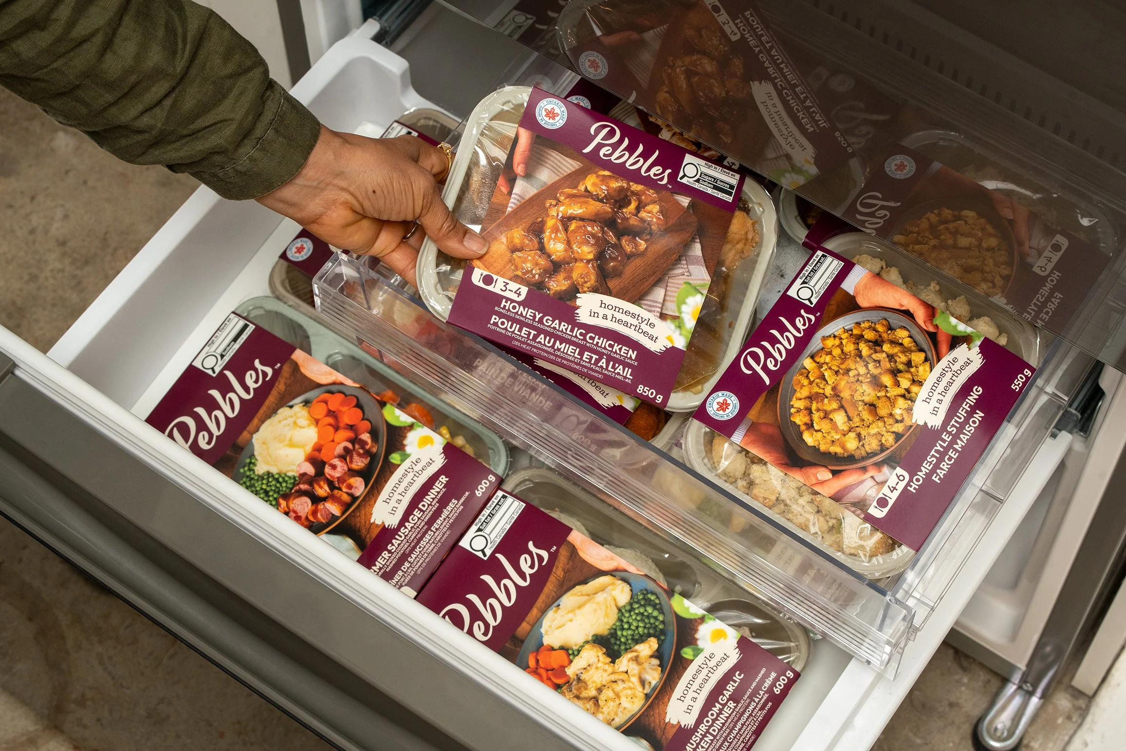 frozen meal packaging design