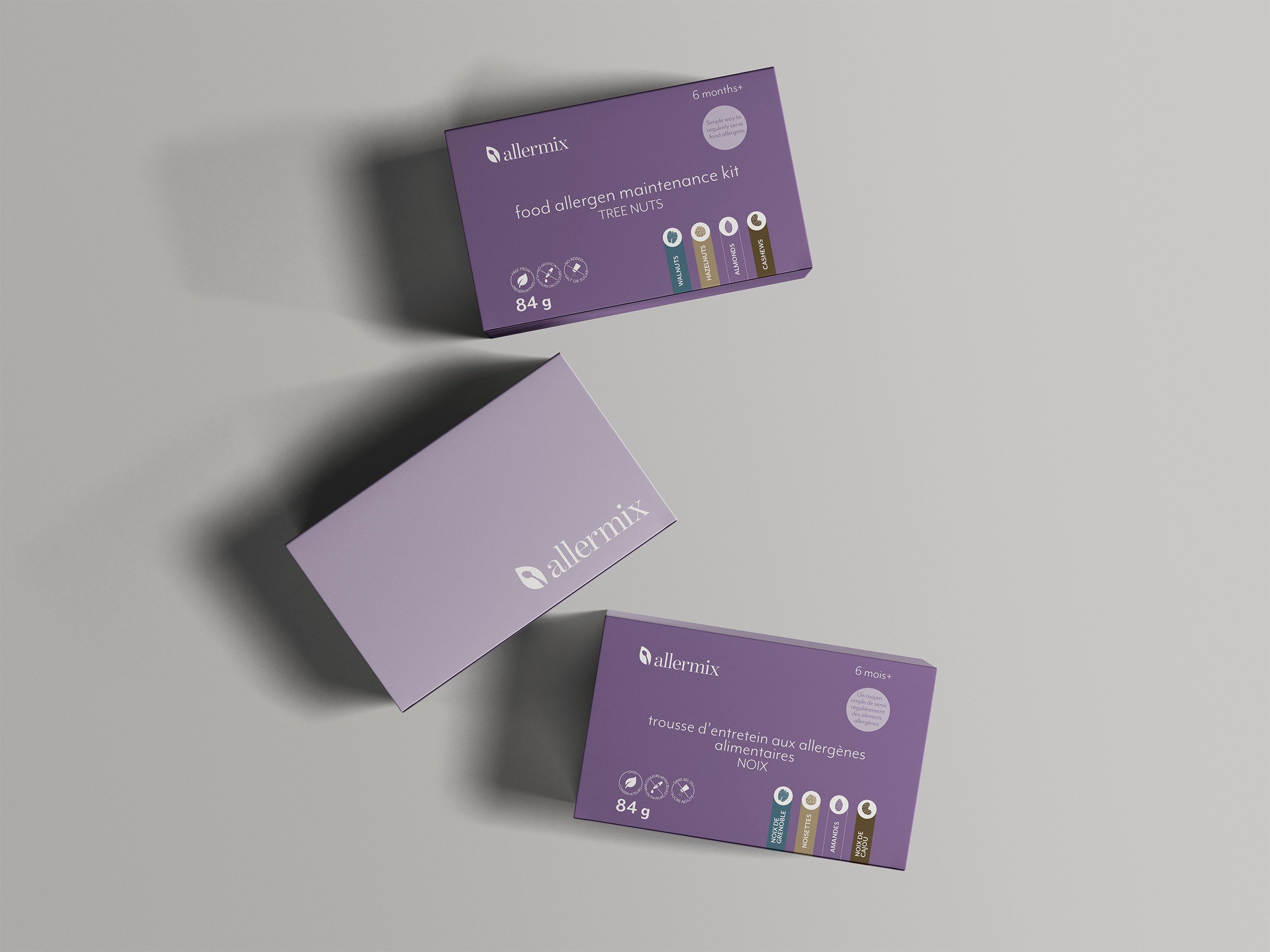 Baby Allergen Food Introduction Packaging Design by Eye Candy Design