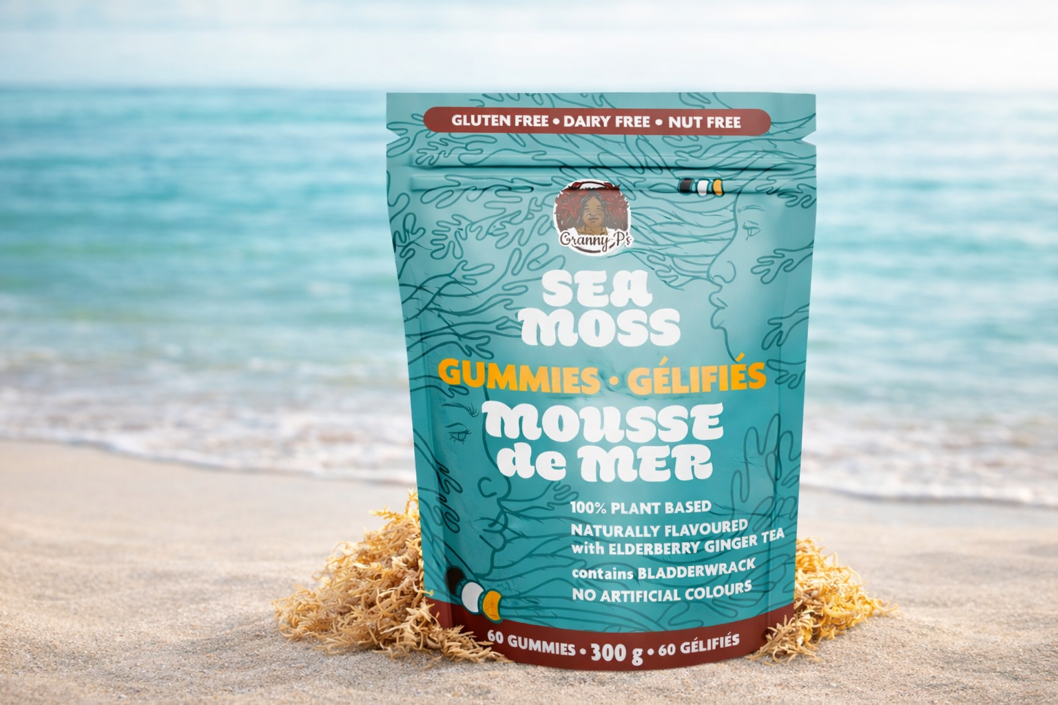 Sea Moss Packaging Design by Eye Candy Design