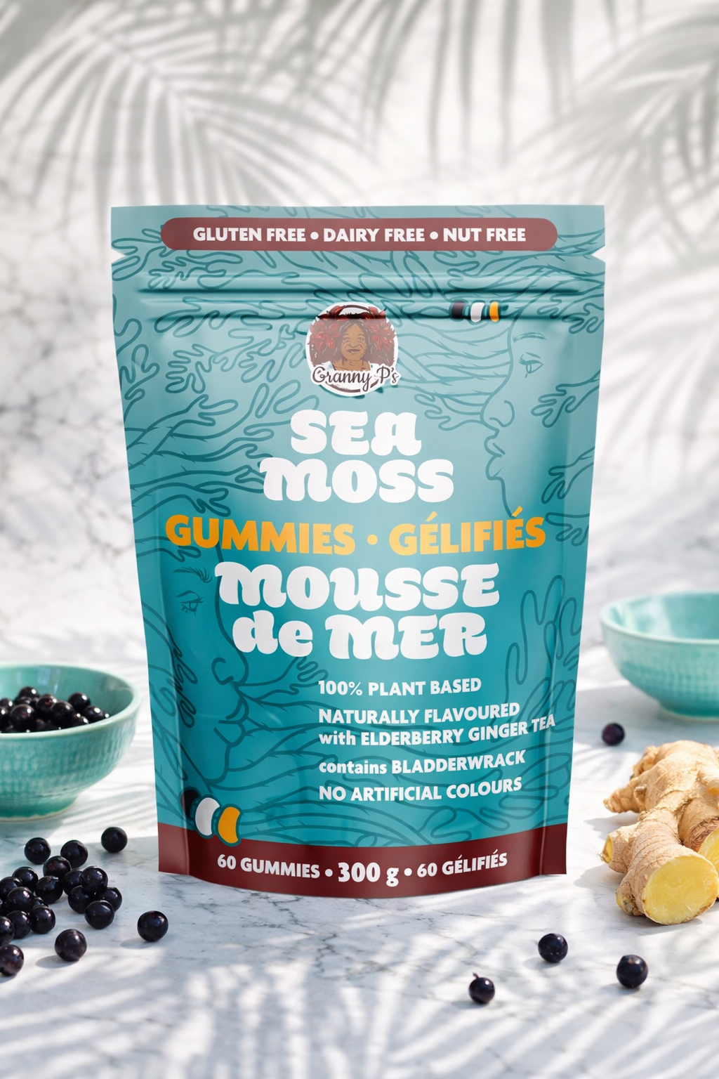 Sea Moss Packaging by Eye Candy Design