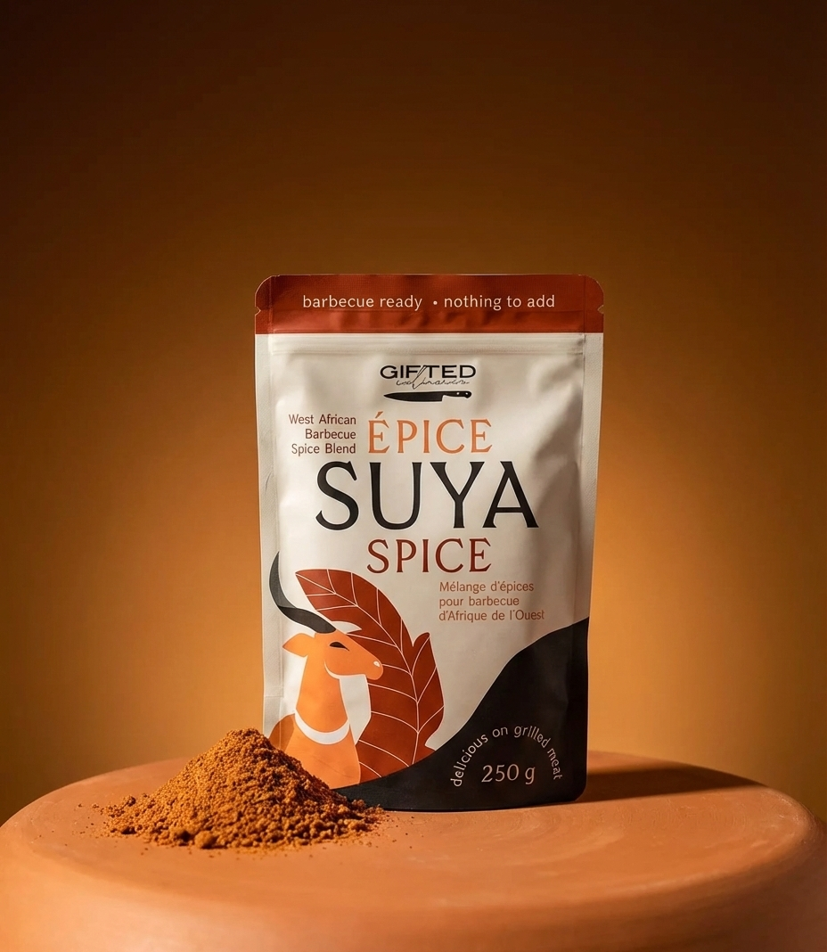 West African ethnic seasoning packaging design