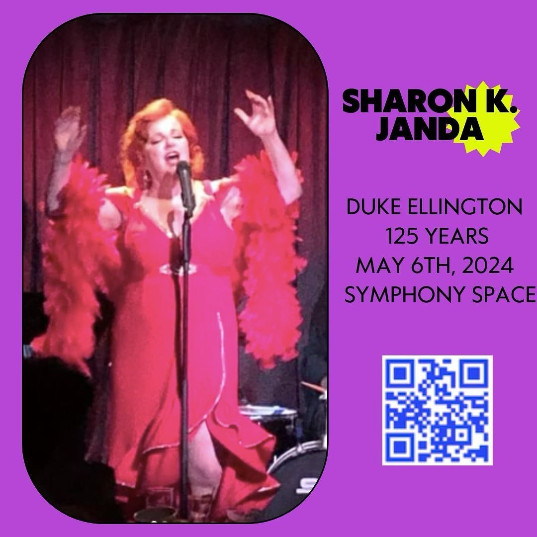 Join us May 6th @symphonyspace for an unforgettable evening led by Mercedes Ellington. Experience the magic of Sharon K Janda - singer and musical sensation! Featuring Grammy winner Arturo O&rsquo;Farrill and Grammy artist Bobby Sanabria! The Duke El