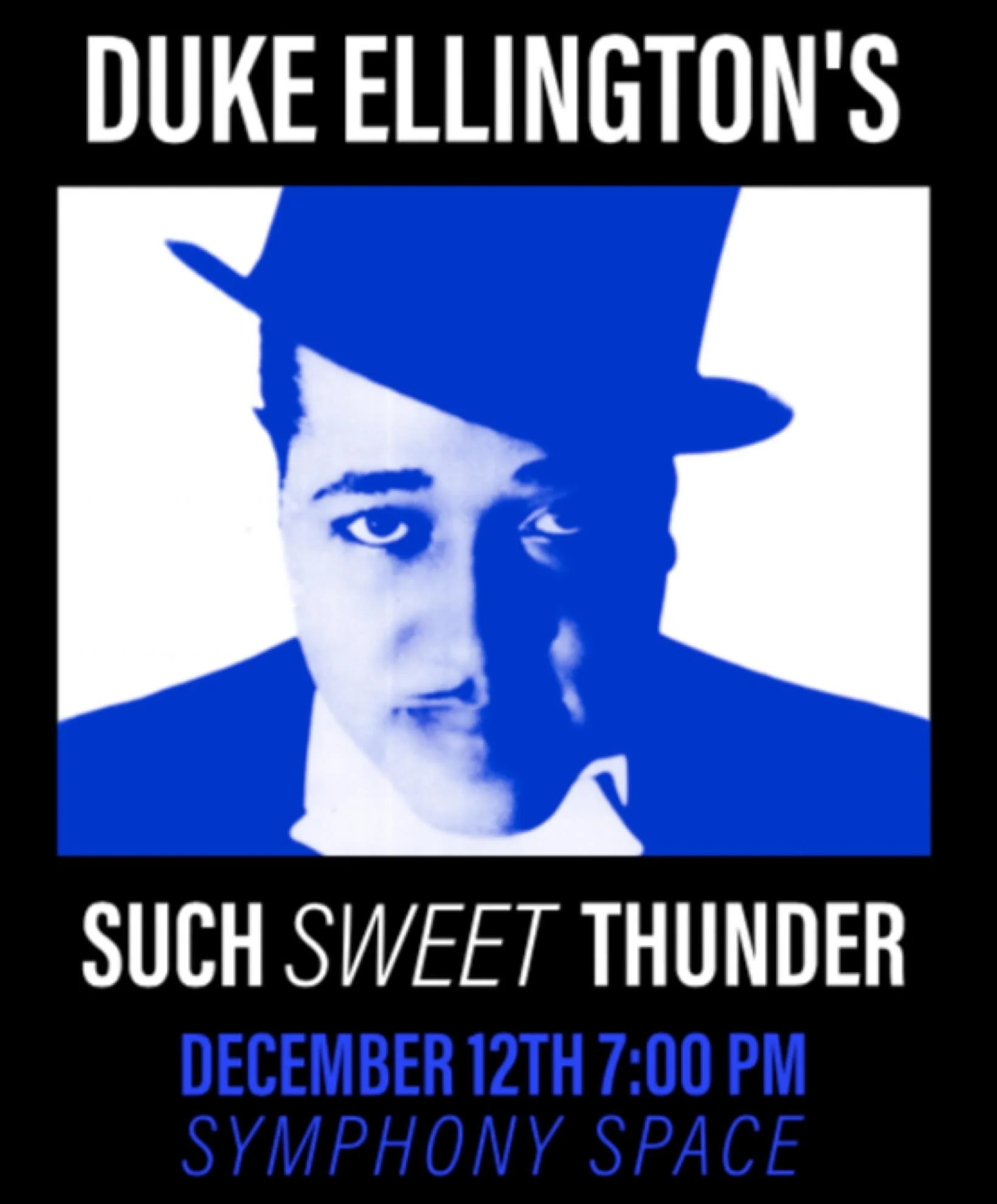 Join us for a joyful holiday performance of Such Sweet Thunder — Ellington’s iconic twelve-part jazz suite inspired by Shakespeare, co-composed with Billy Strayhorn in just three weeks. Co-directed by Mercedes Ellington & Tony Waag, w