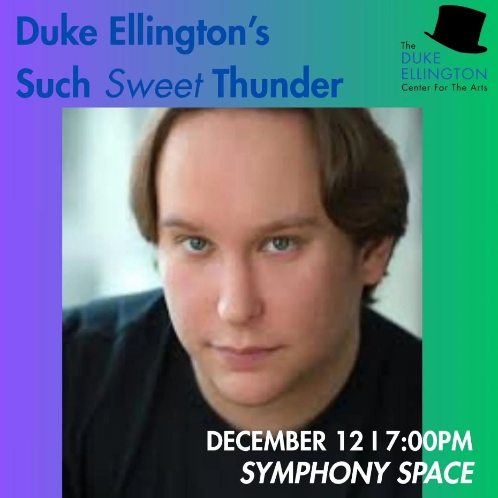 Thrilled to share that Miles Purinton will be taking the stage as Puck in Such Sweet Thunder with the Duke Ellington Center for the Arts at Symphony Space on 12/12!

Not only is Miles performing&mdash;he also helped shape the world of the piece, craf