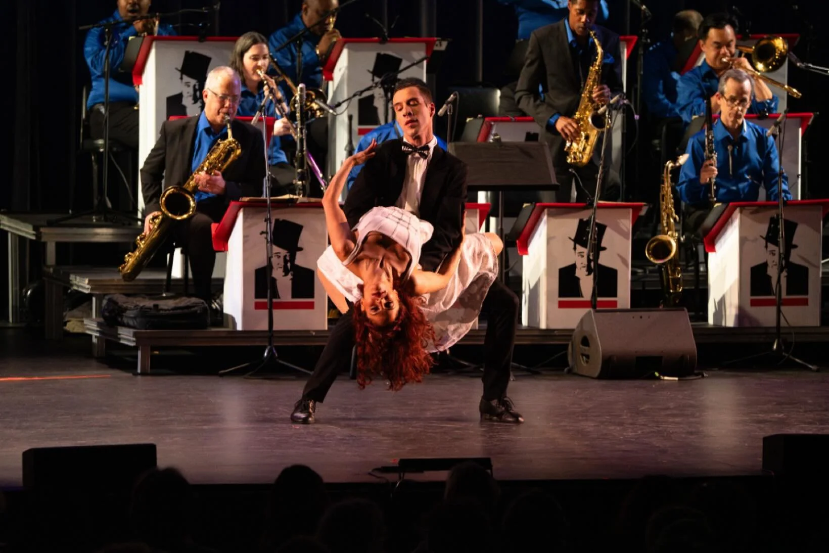 Joining us from @bigappleballroom @danaiavloniti @milosjadzic dazzle the stage with The Duke Ellington Center Big Band led by @elispeaksmusic for Such Sweet Thunder at @symphonyspace Unforgettable evening!! Directed by Mercedes Ellington and Tony Waa