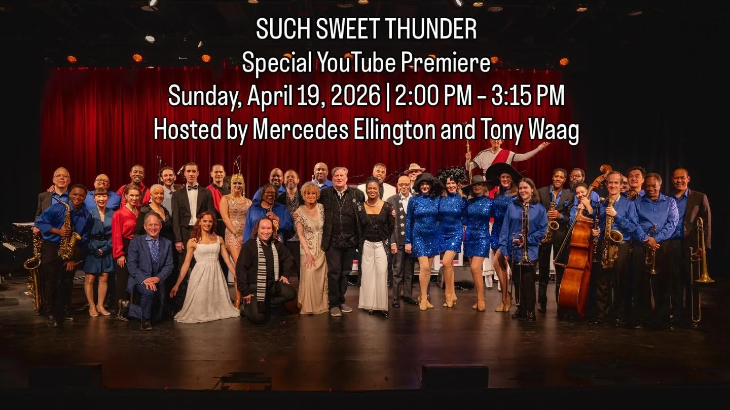 Dear Friends,

Don&rsquo;t miss the YouTube Premiere of Such Sweet Thunder &ndash; A Shakespearean Holiday Celebration! Experience Duke Ellington and Billy Strayhorn&rsquo;s 1957 jazz suite brought to life with jazz, dance, and Shakespearean drama. T