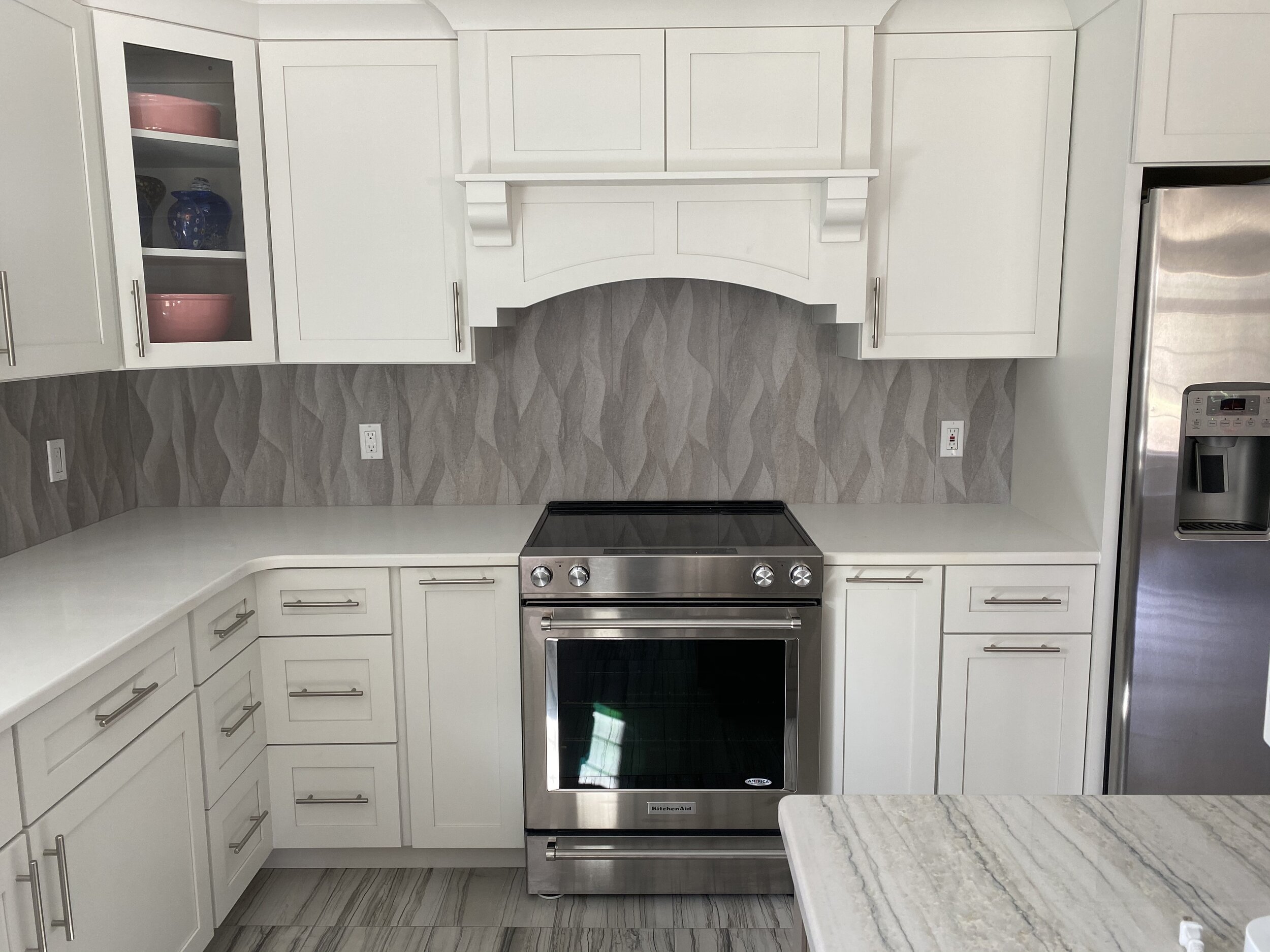 Tile Backsplash installation