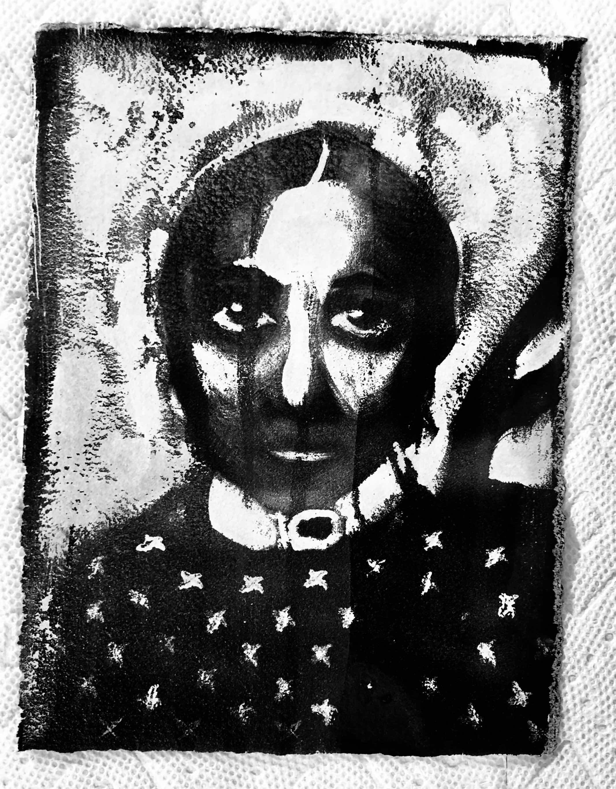 Portrait of the Ghost In My Bathroom