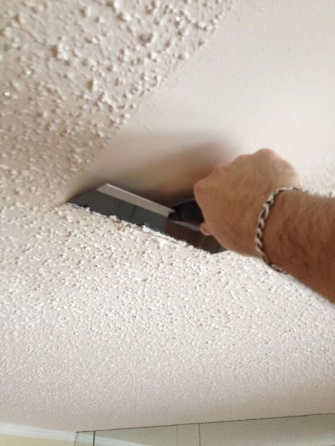 Remove And Clean Popcorn Ceilings