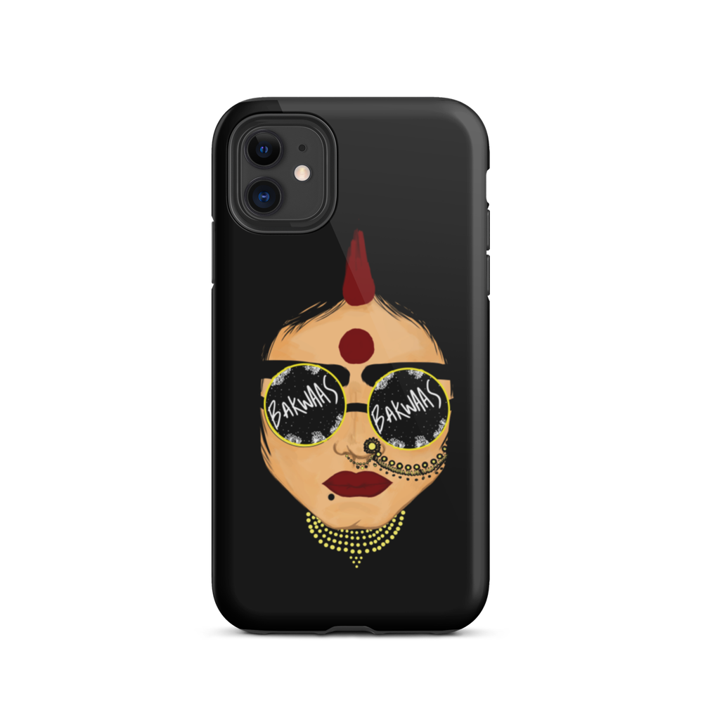 Sindoor Bakwaas Girlie - iPhone case BAKWAASbyBABBU Sindoor Bakwaas Girlie - iPhone case BAKWAASbyBABBU