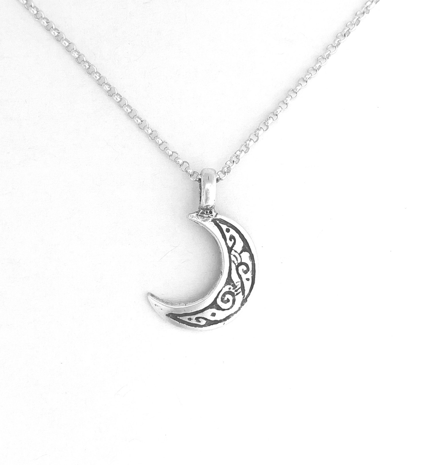 crescent moon Crescent moon pendant — Michael Hayman Jewelry