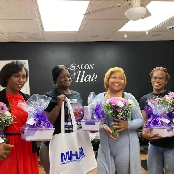 Happy Mother's Day from the WSGT family to yours! Yesterday, we had the pleasure of joining owner Joe Pressey of @salon_ollae in honoring 6 beautiful, courageous mothers who are survivors of Domestic Violence for a day of Pampering. 

The day was jam