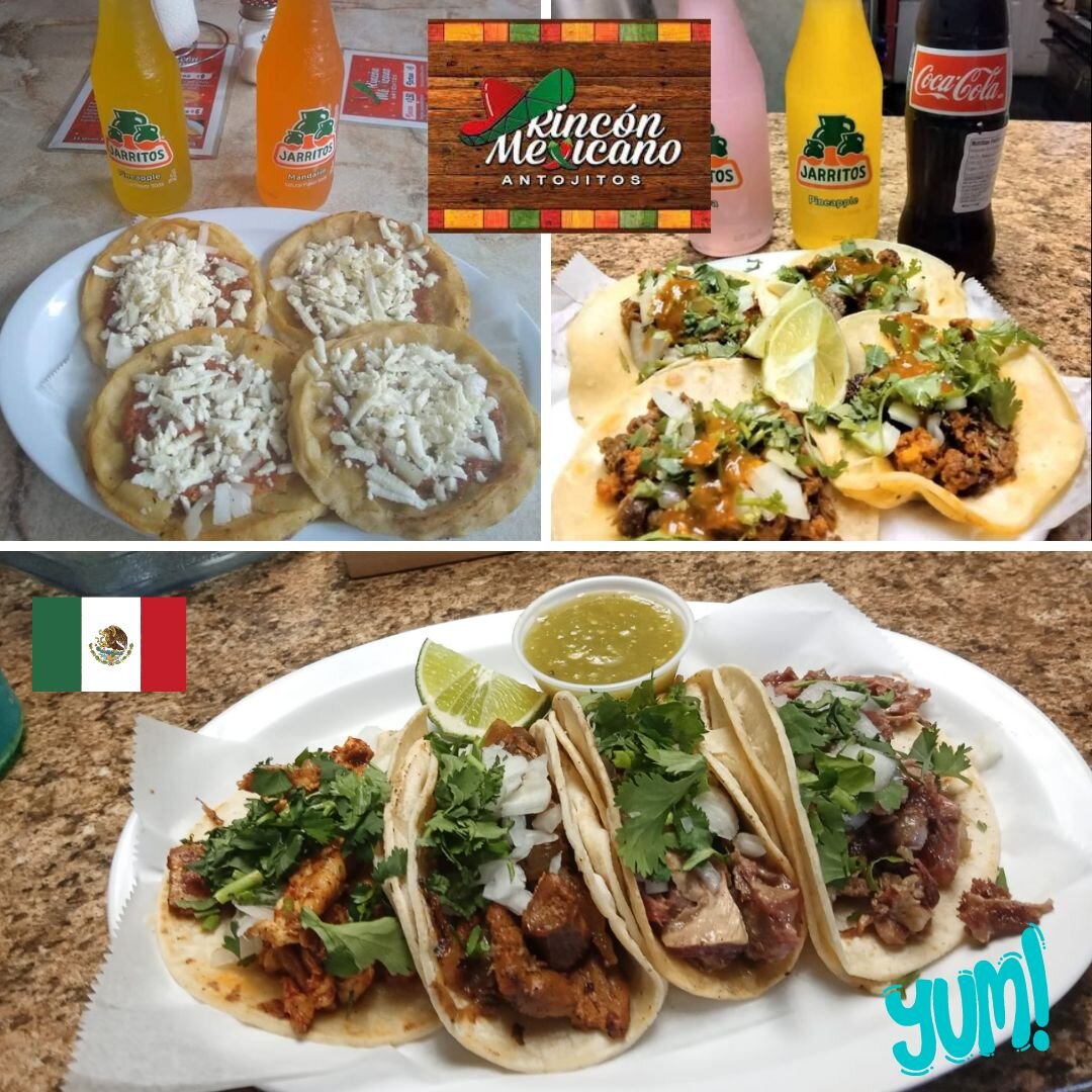 Rinc&oacute;n mexicano antojitos (@rincon_mexicano4) is serving up authentic Mexican food with great taste and refreshing Jarrito drinks. Visit today and try for yourself! Located at 3 S Union St. and open till 9pm tonight.