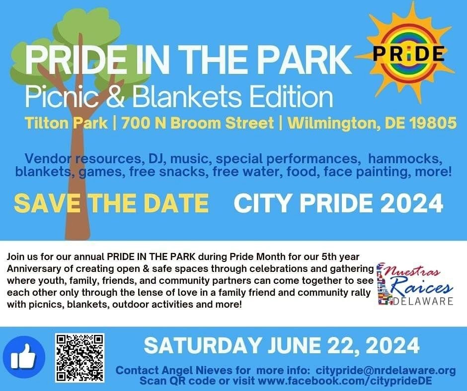 Reposted from @nr_delaware Who is ready for June&rsquo;s Pride Month - PRIDE IN THE PARK in Wilmington Delaware ?  We have only 5 spots left for vending so reserve your a lot and enjoy a day of picnics, hammocks, music and amazing people!